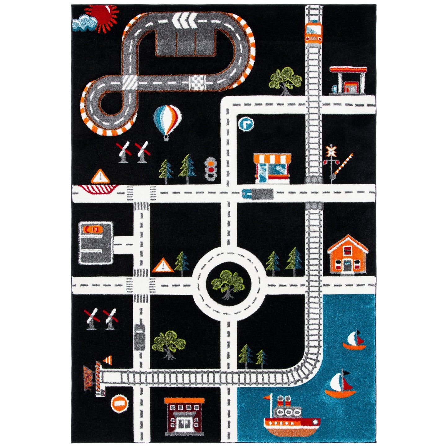 Tapis de route de quartier SAFAVIEH Carousel Kids Riemy