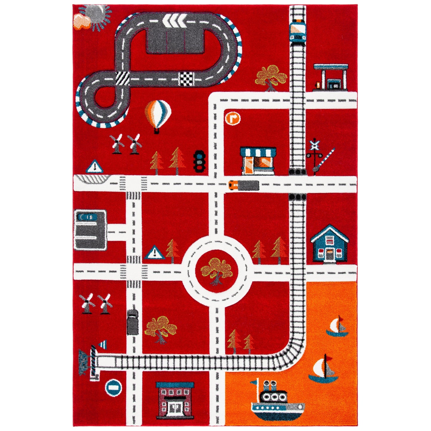 Tapis de route de quartier SAFAVIEH Carousel Kids Riemy