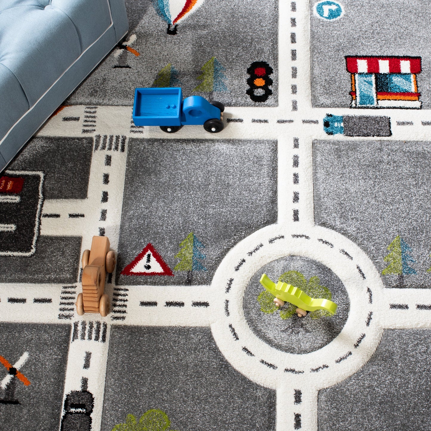 Tapis de route de quartier SAFAVIEH Carousel Kids Riemy