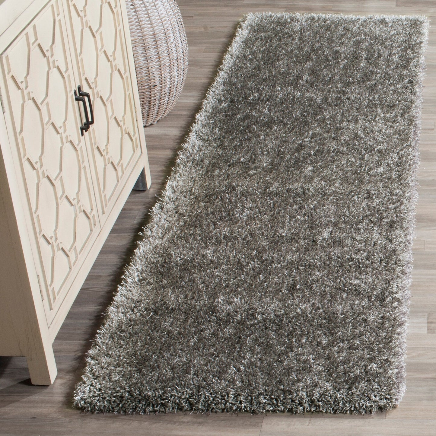 Tapis SAFAVIEH Charlotte Shag Truc Solid 2 pouces d'épaisseur