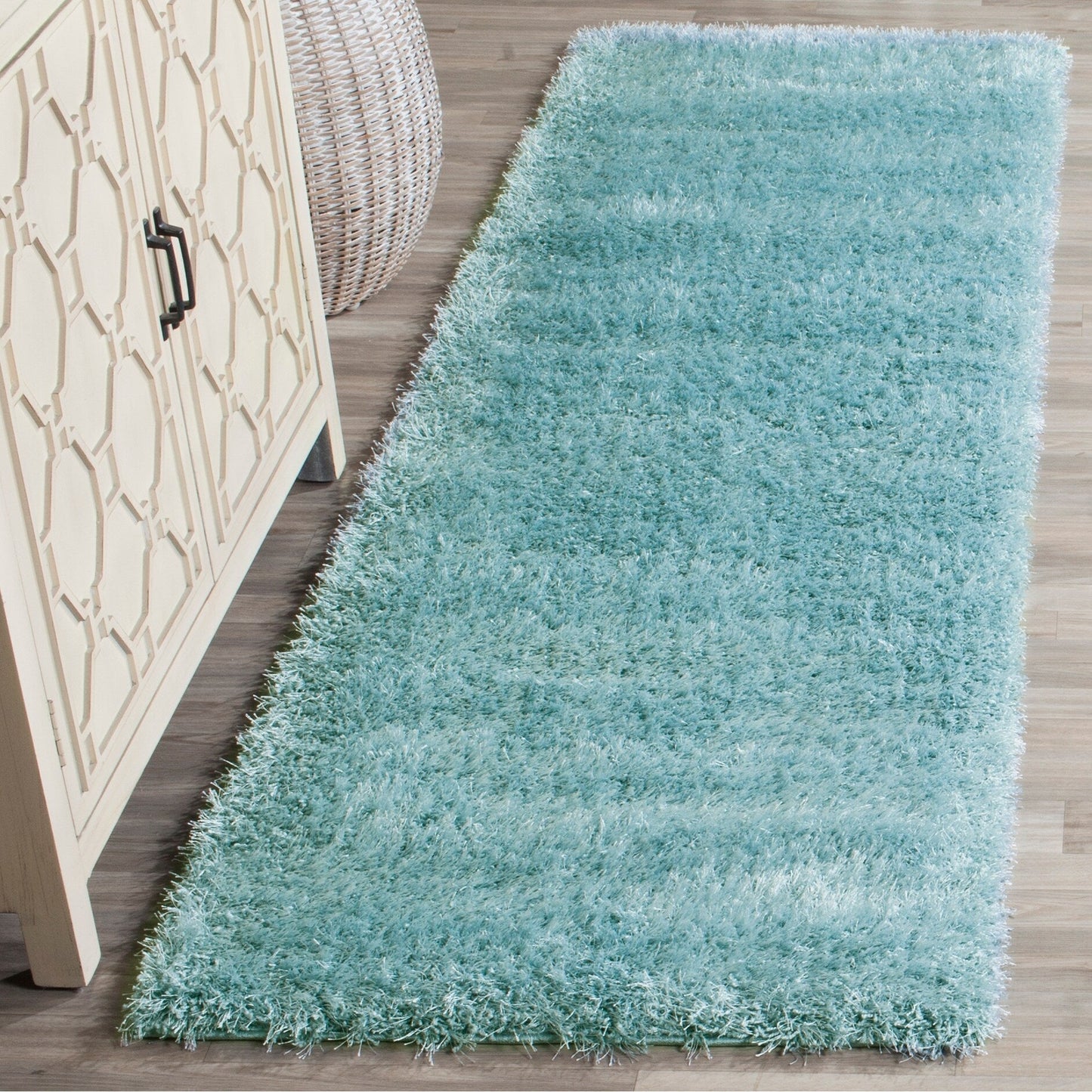 Tapis SAFAVIEH Charlotte Shag Truc Solid 2 pouces d'épaisseur