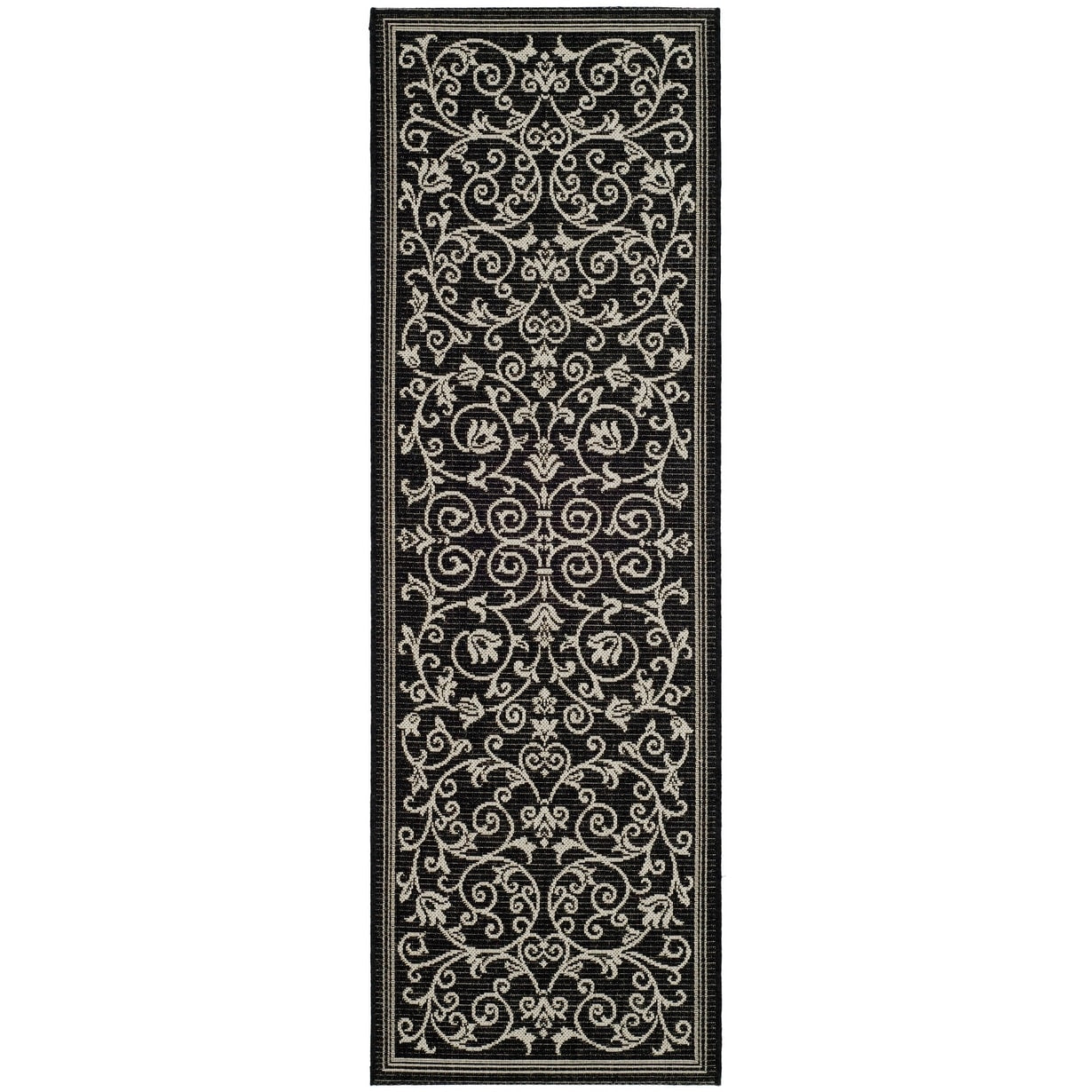 Tapis de jardin imperméable d'intérieur/extérieur SAFAVIEH Courtyard Miljeta
