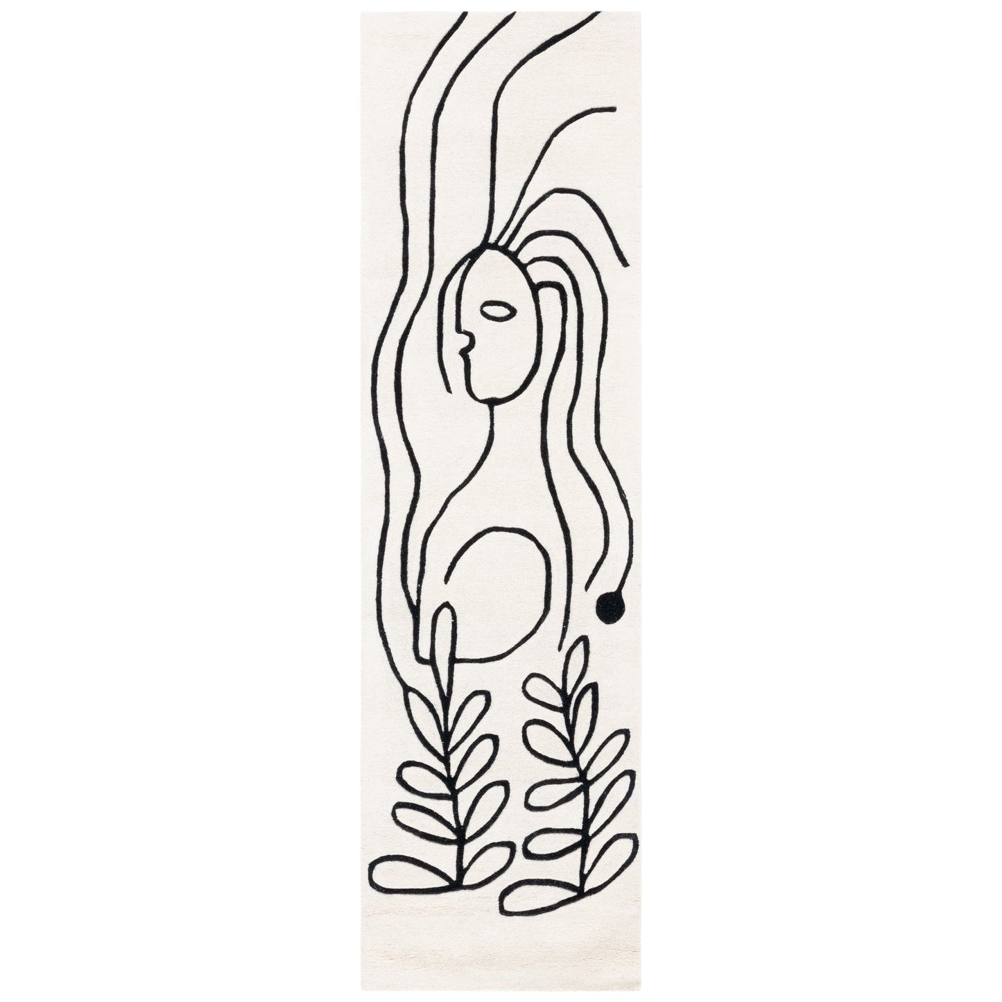 Tapis SAFAVIEH Cyrus Shag Jenica abstrait de 2,5 cm d'épaisseur