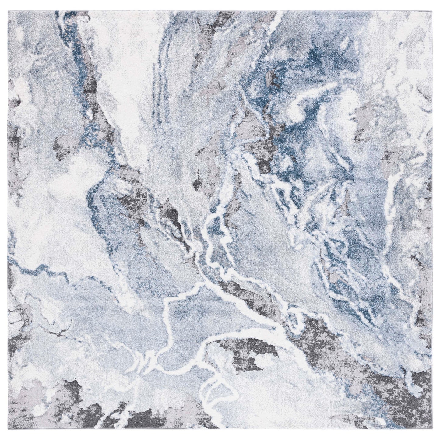 Tapis abstrait SAFAVIEH Cyrus Shag Lyubika de 2,5 cm d'épaisseur