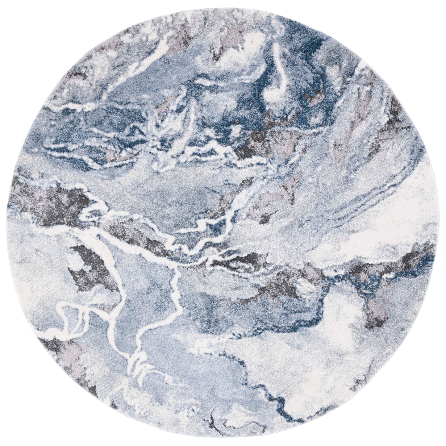 Tapis abstrait SAFAVIEH Cyrus Shag Lyubika de 2,5 cm d'épaisseur