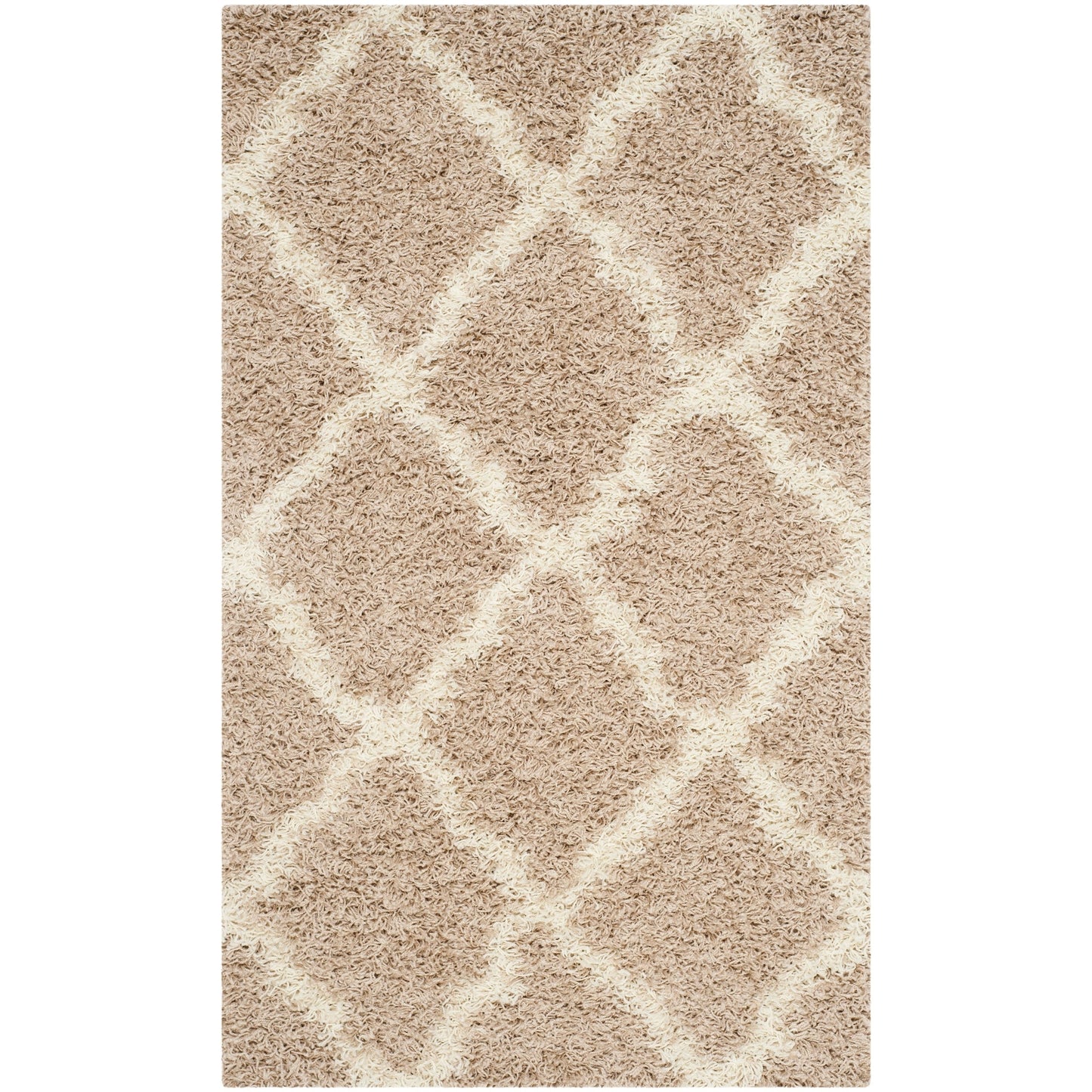 Tapis SAFAVIEH Dallas Shag Darina Trellis 1,5 pouce d'épaisseur