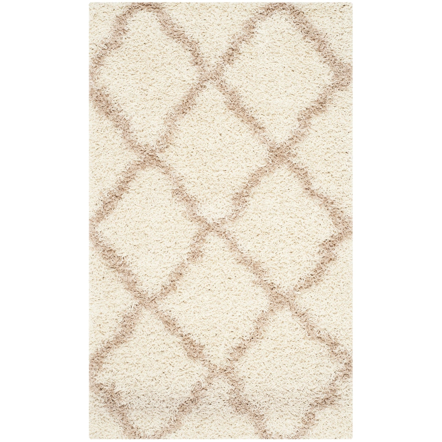 Tapis SAFAVIEH Dallas Shag Darina Trellis 1,5 pouce d'épaisseur