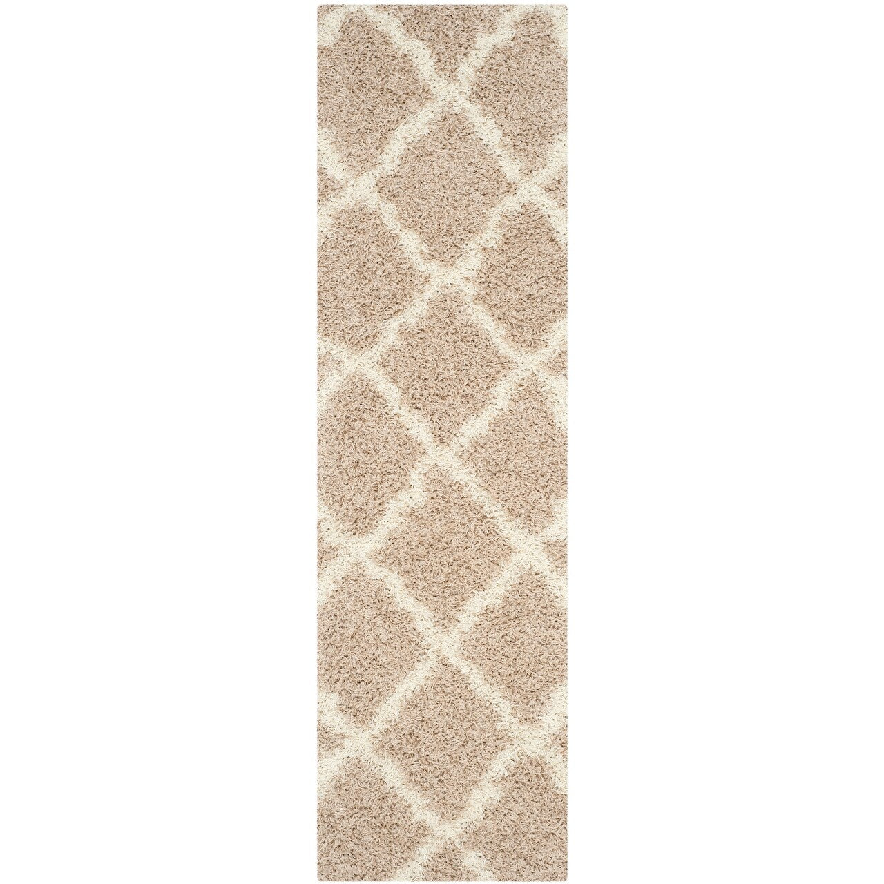 Tapis SAFAVIEH Dallas Shag Darina Trellis 1,5 pouce d'épaisseur