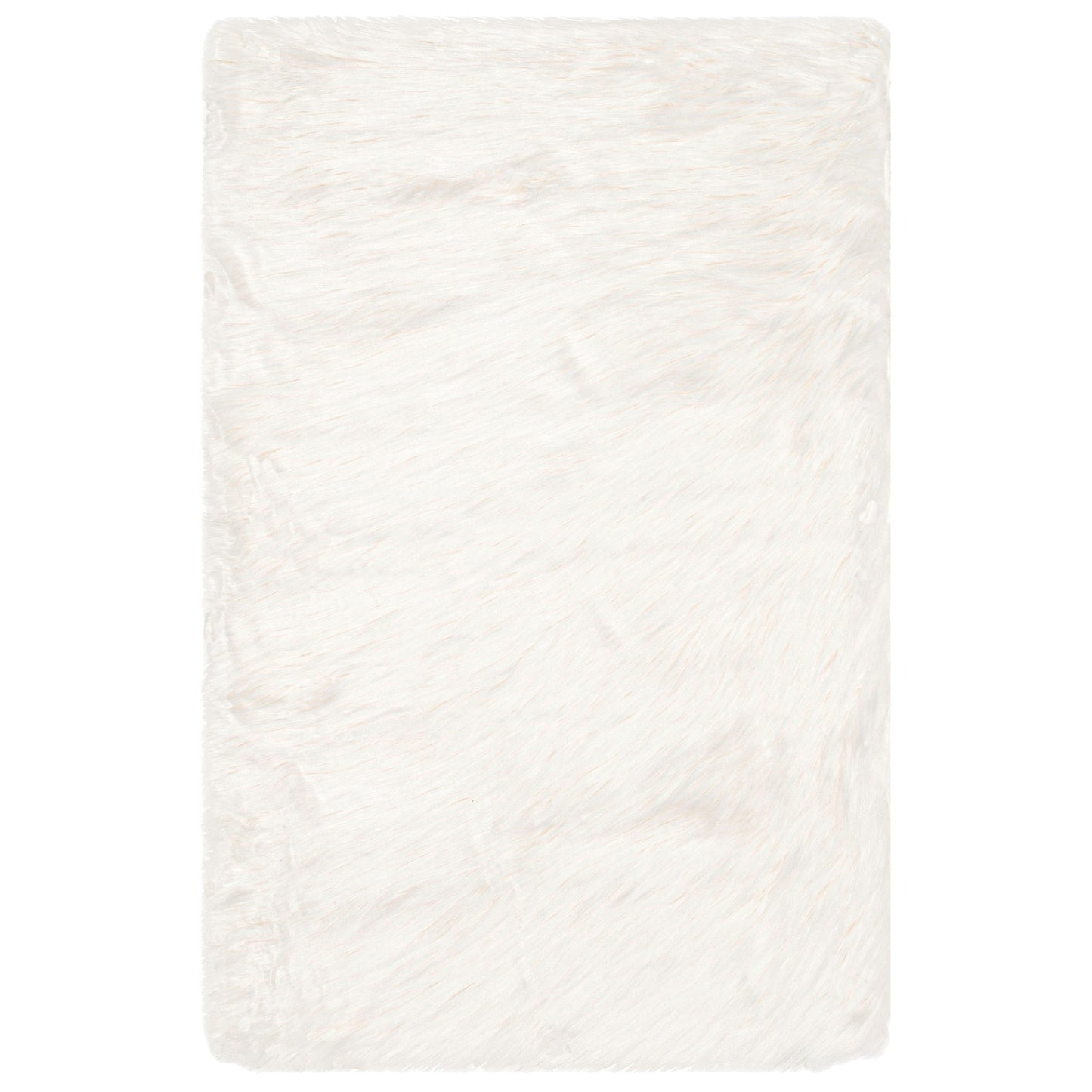 Tapis SAFAVIEH en fausse peau de mouton et soie, épaisseur 2,4 pouces