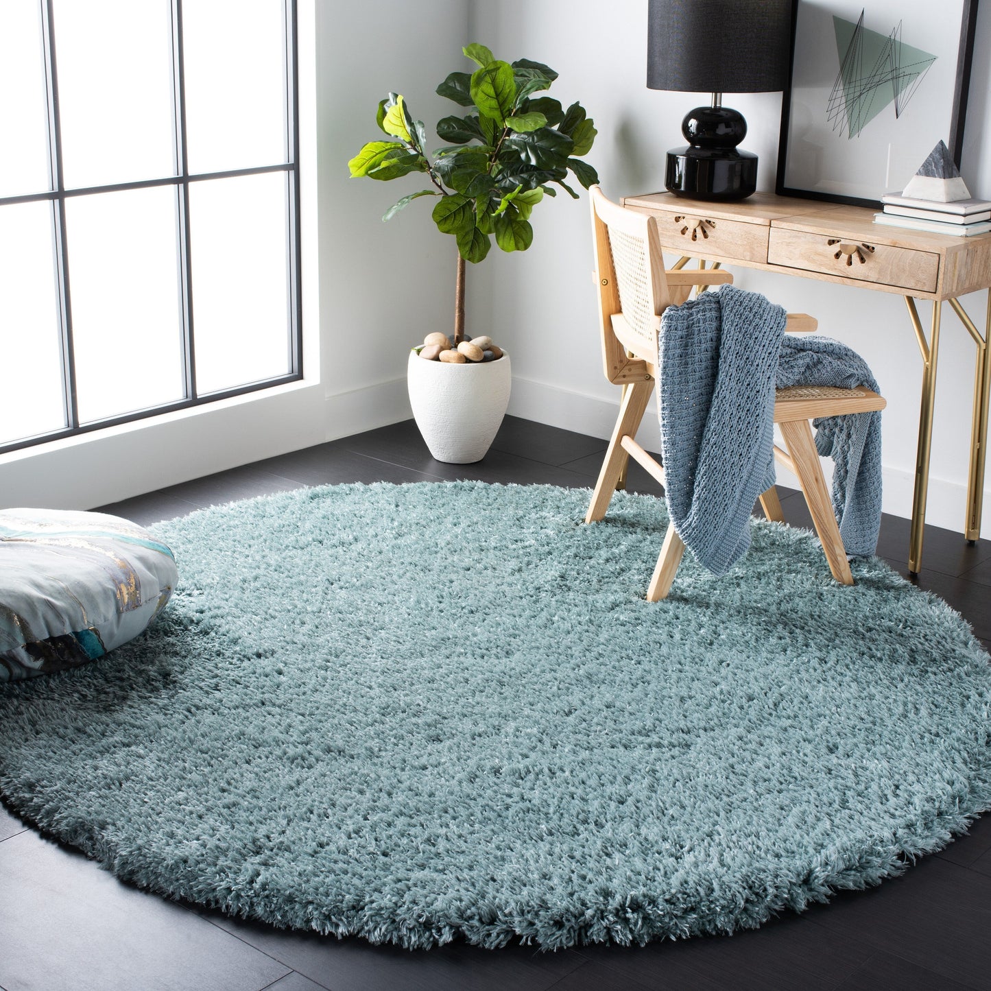 Tapis SAFAVIEH Flokati Shag Wynne de 2,75 pouces d'épaisseur