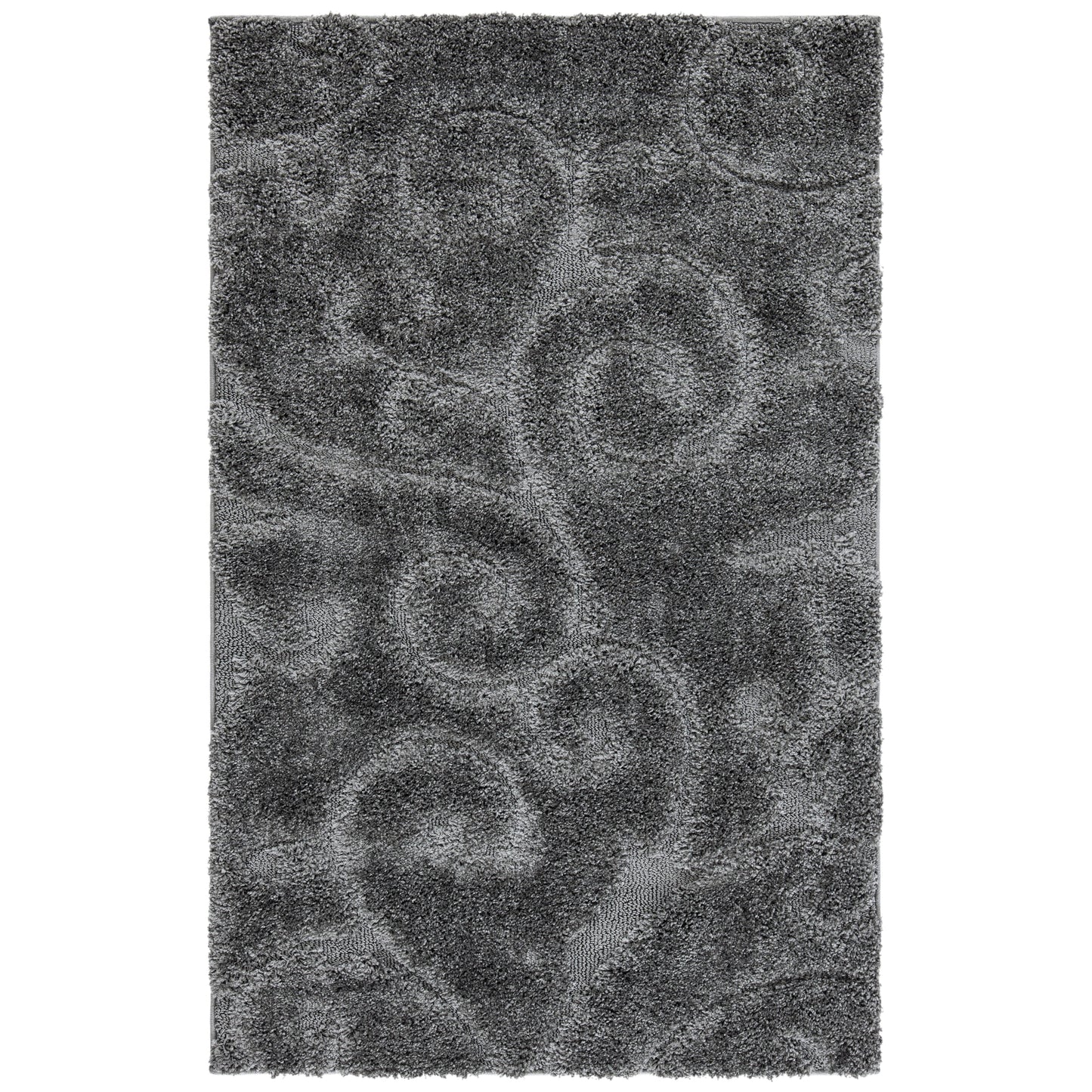 Tapis texturé épais SAFAVIEH Florida Ryung Shag Scroll de 1,2 pouce