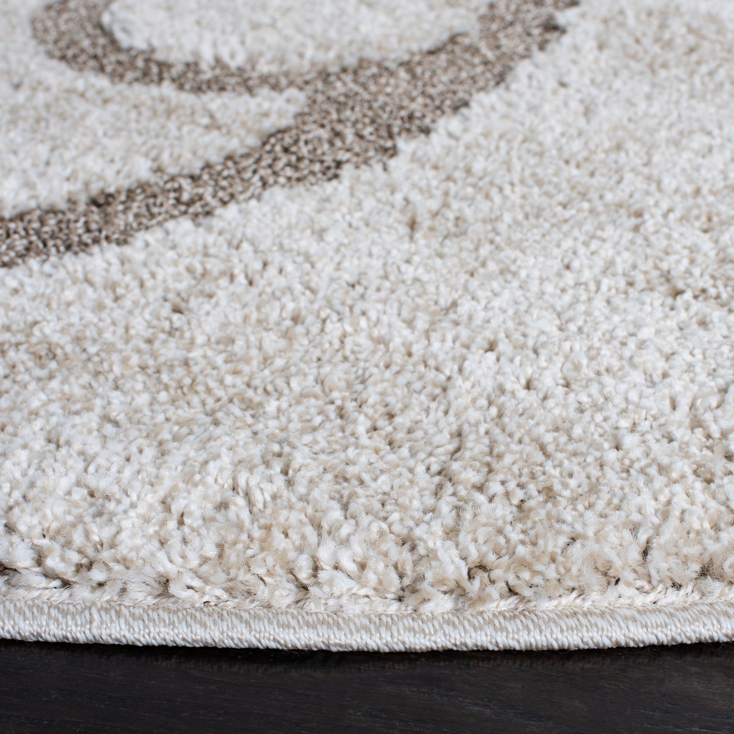 Tapis texturé épais SAFAVIEH Florida Ryung Shag Scroll de 1,2 pouce