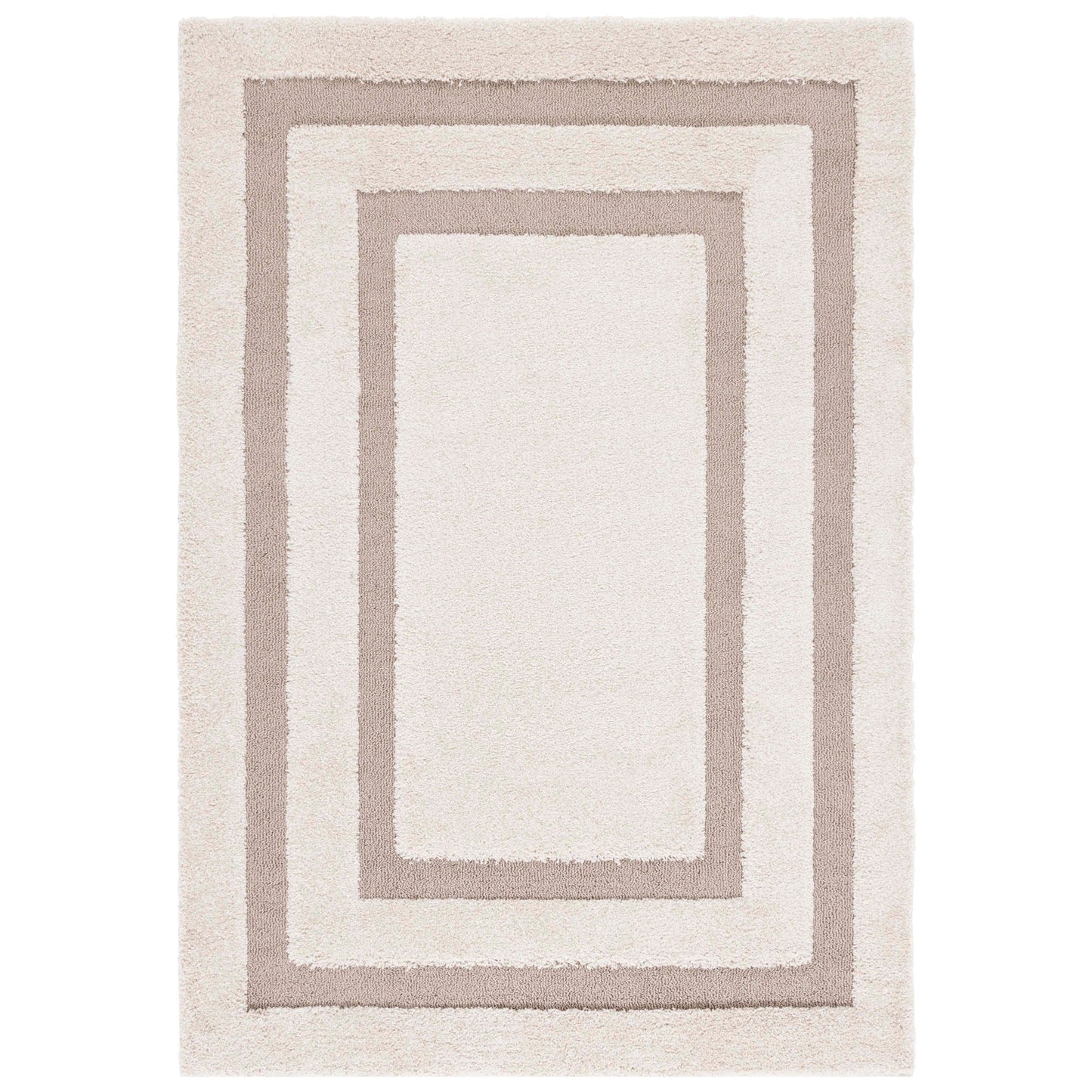 Tapis SAFAVIEH Florida Shag Antigoni Border 1,2 pouce d'épaisseur