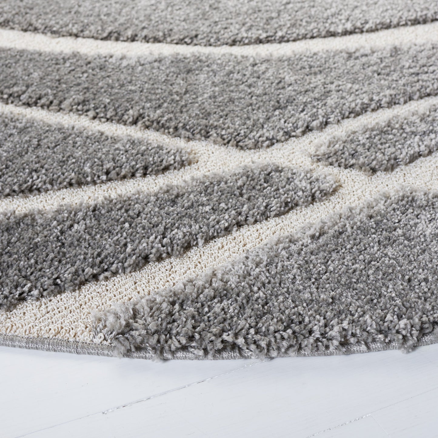 Tapis SAFAVIEH Florida Shag Staka à motifs de vagues abstraites de 3 cm