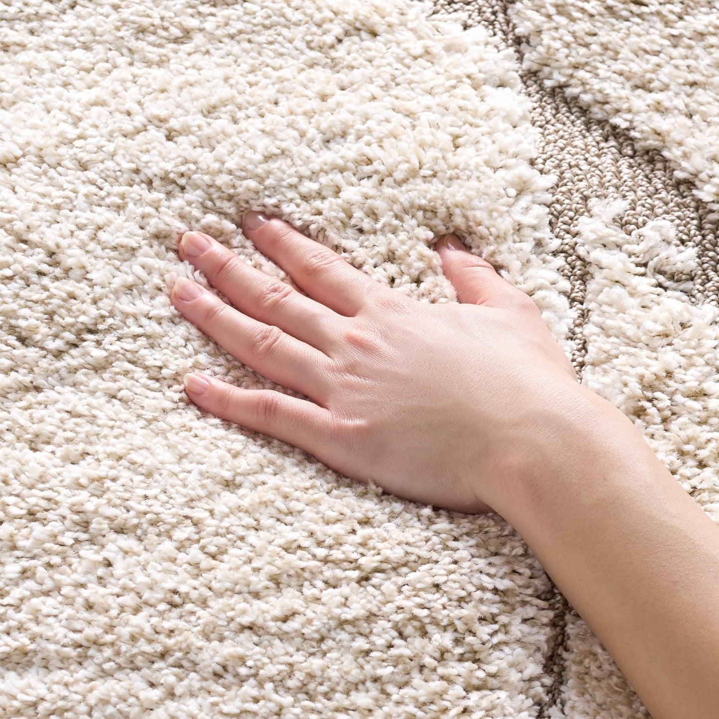 Tapis SAFAVIEH Florida Shag Staka à motifs de vagues abstraites de 3 cm