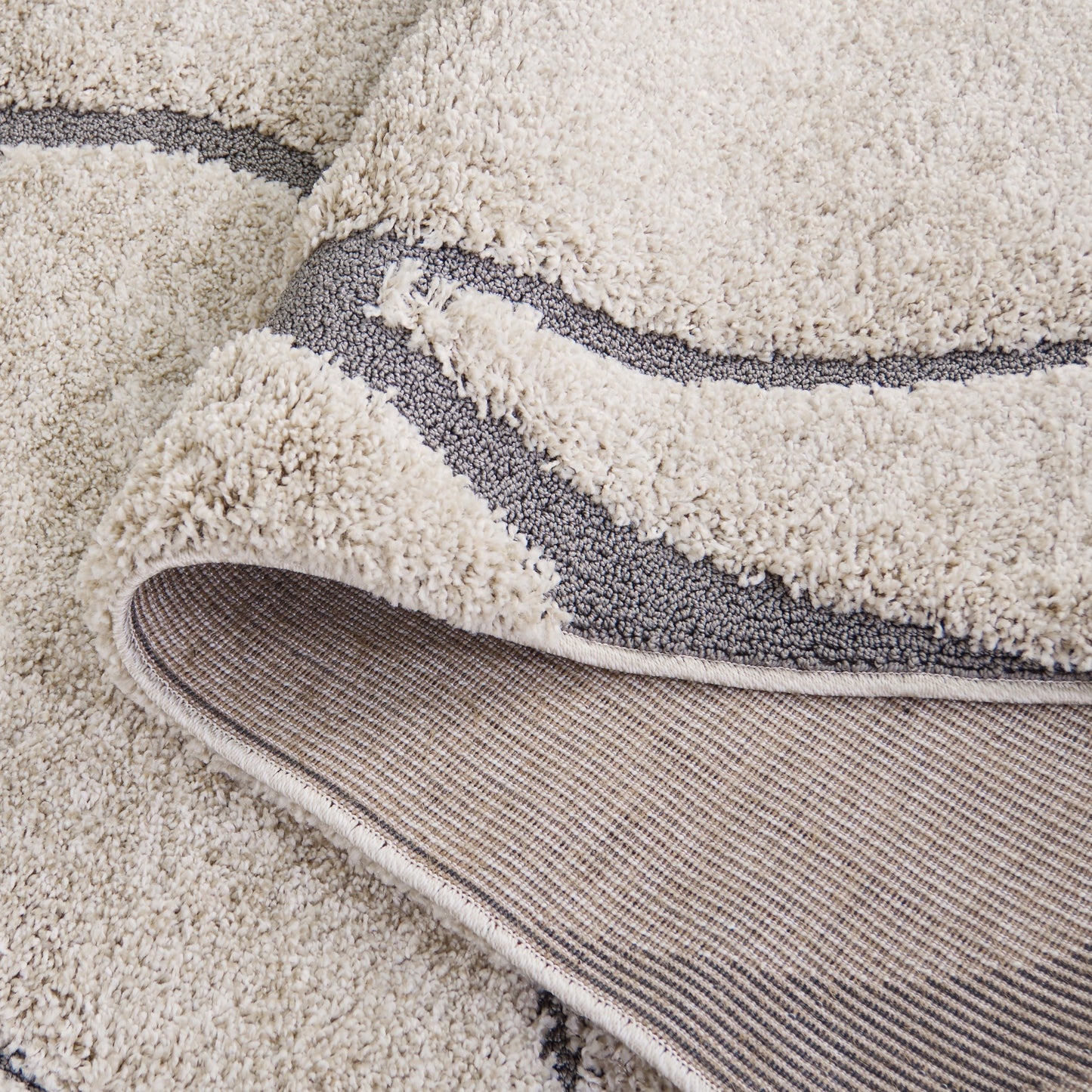 Tapis SAFAVIEH Florida Shag Staka à motifs de vagues abstraites de 3 cm