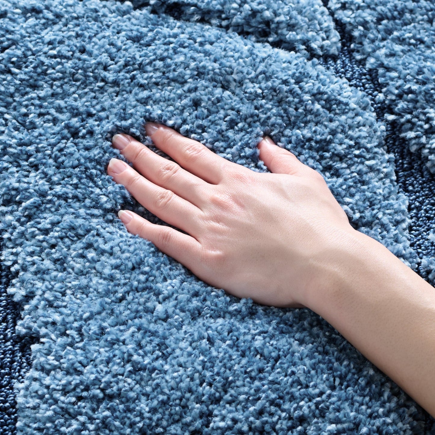 Tapis SAFAVIEH Florida Shag Staka à motifs de vagues abstraites de 3 cm