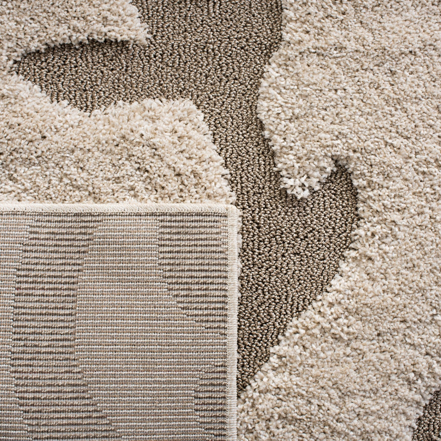 Tapis SAFAVIEH Florida Shag Tjabbe Scroll Area de 1,2 pouce d'épaisseur