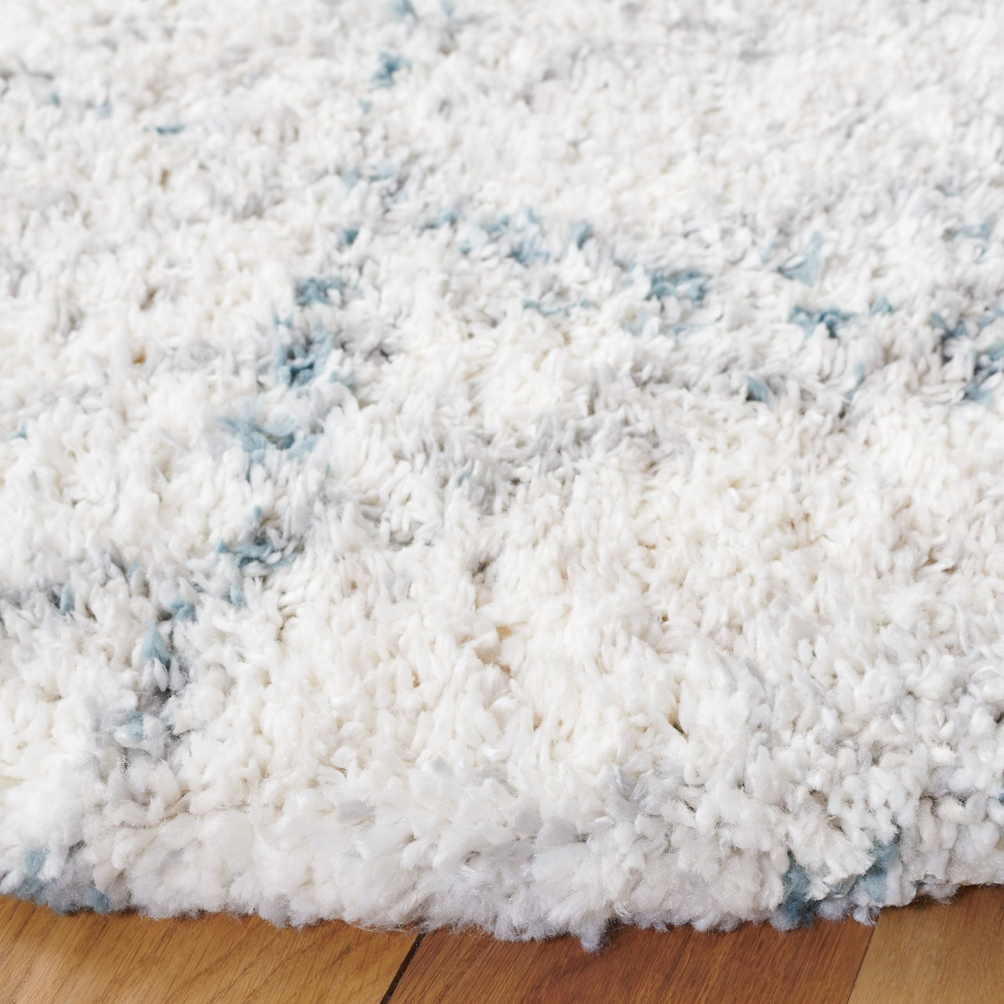 Tapis moderne SAFAVIEH Fontana Shag Marye à treillis de 2 pouces d'épaisseur