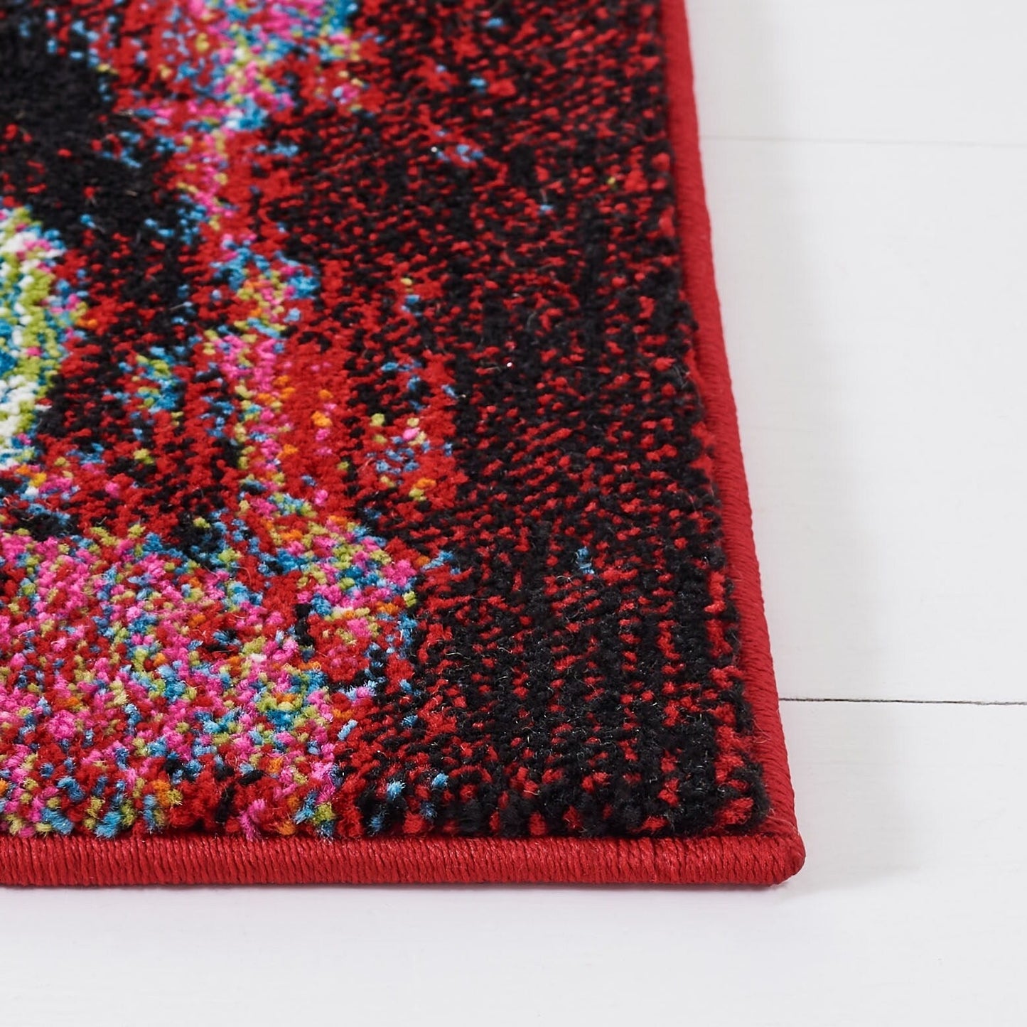 Tapis abstrait moderne aquarelle miel glacier SAFAVIEH