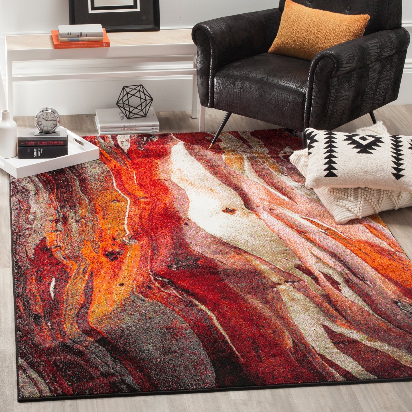 Tapis abstrait moderne SAFAVIEH Glacier Verity