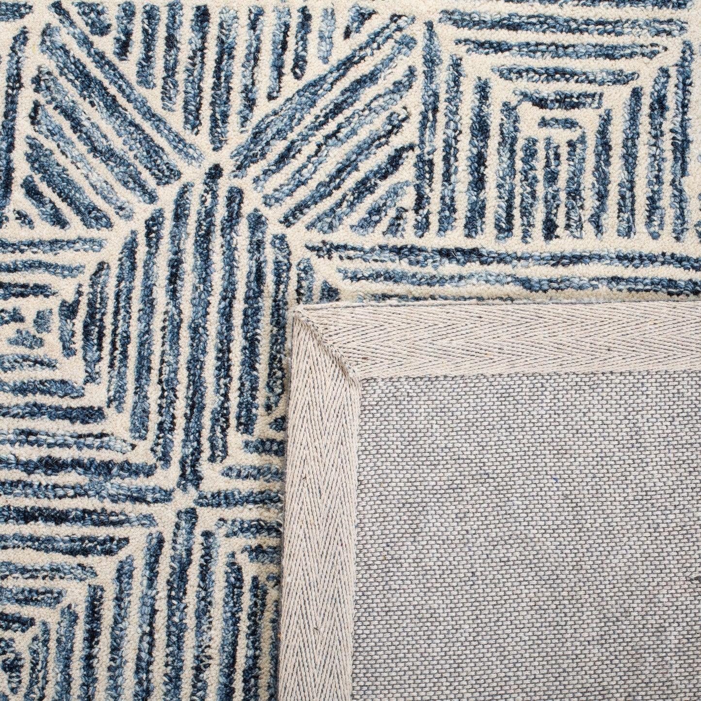 Tapis en laine moderne abstrait Harmanna fait main SAFAVIEH