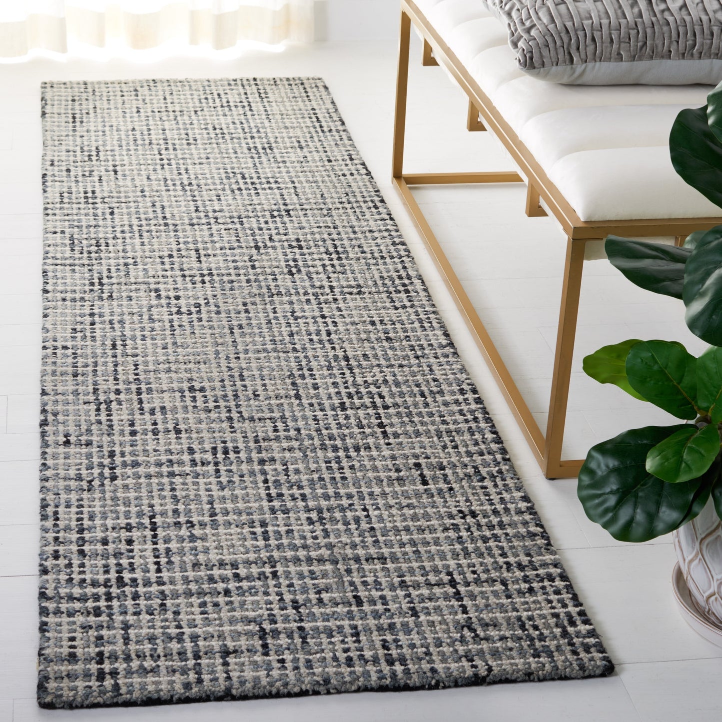SAFAVIEH Tapis moderne en laine abstrait fait main Lotje