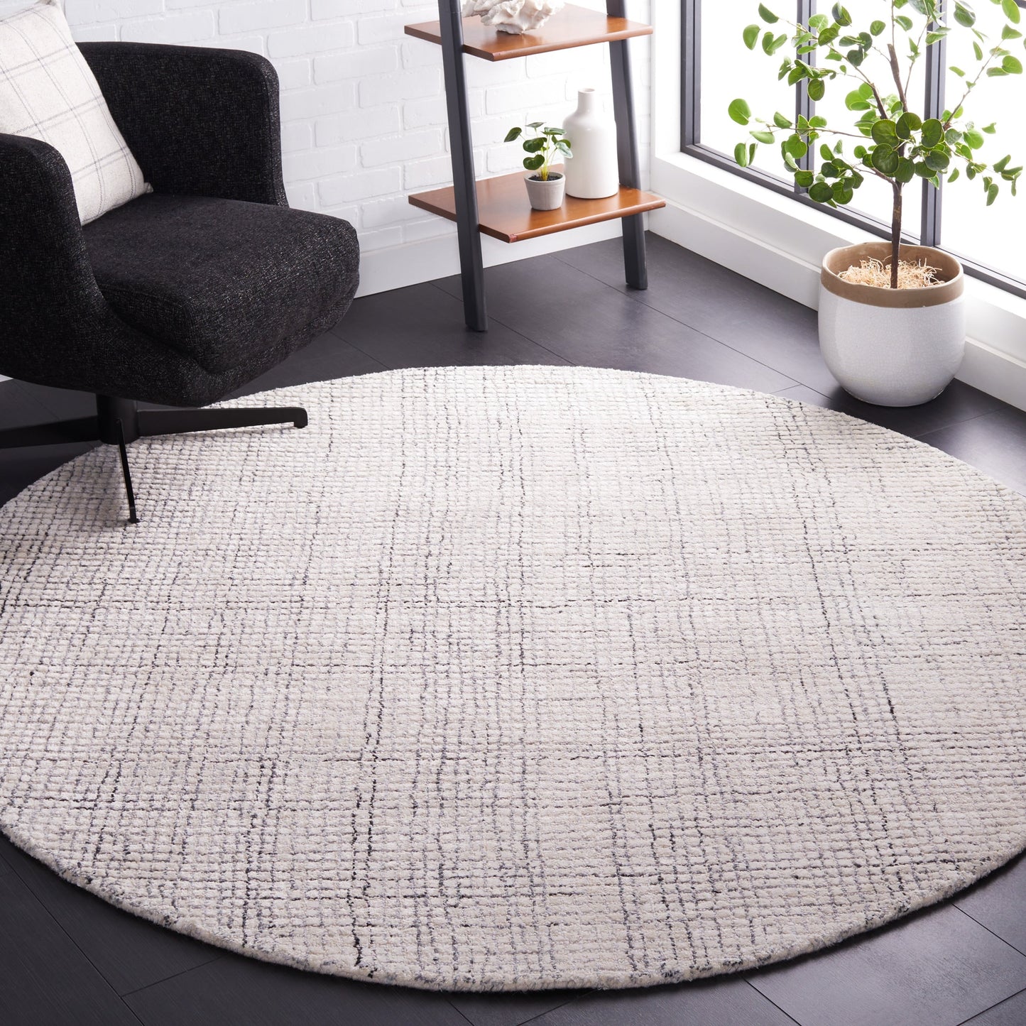 Tapis en viscose moderne abstrait fait main SAFAVIEH Marikka