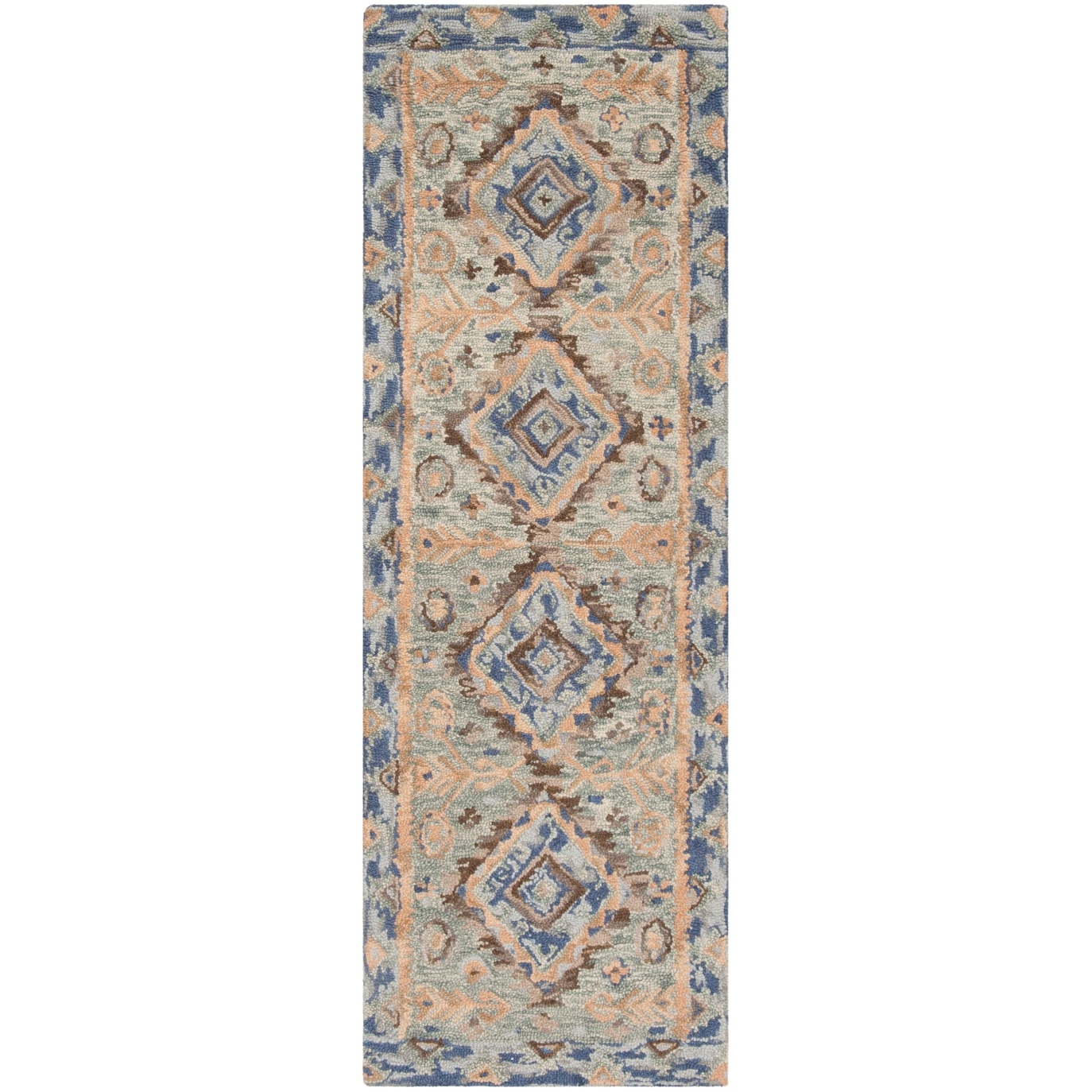 Tapis tribal bohème en laine Aspen Ermira fait main SAFAVIEH