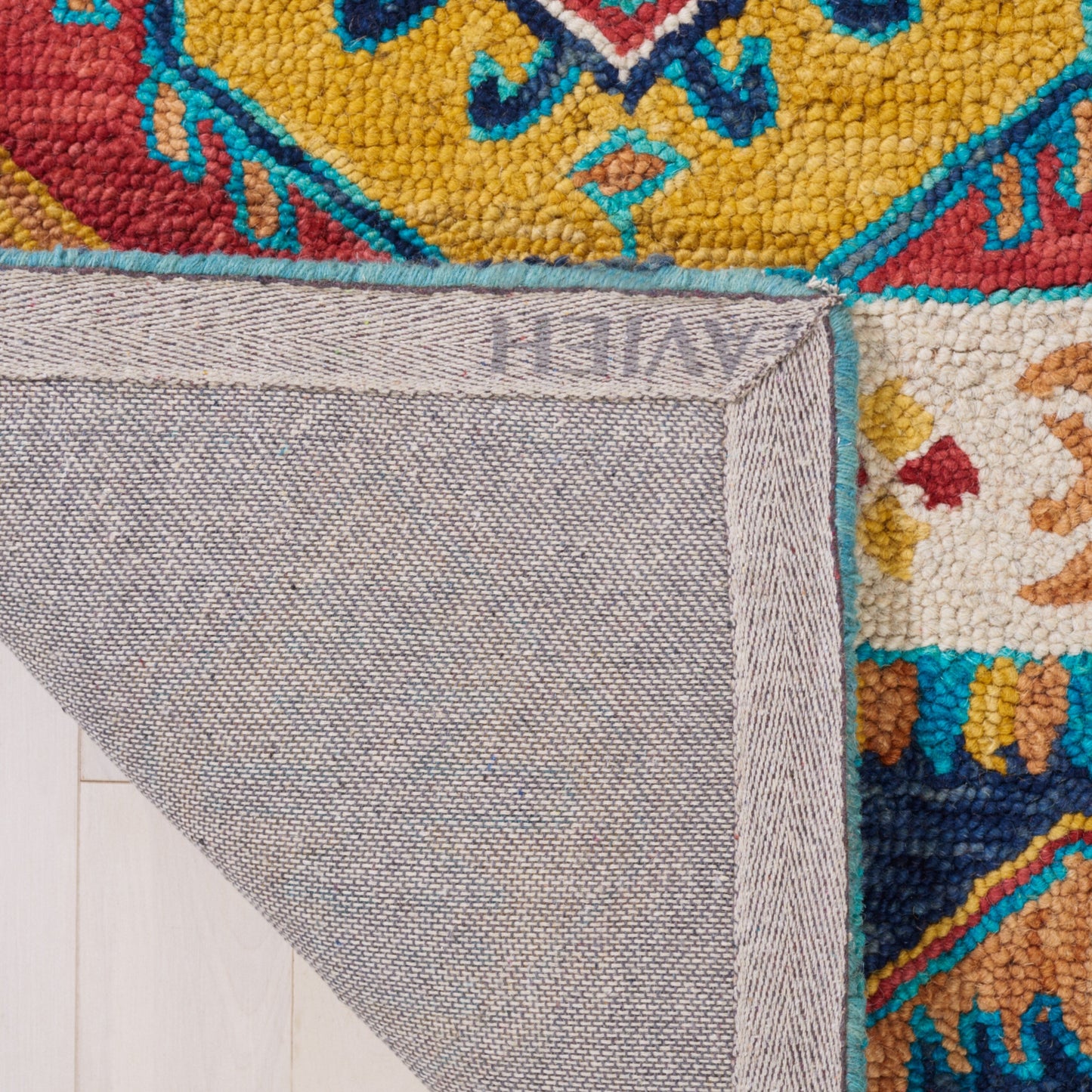 SAFAVIEH Tapis tribal en laine Aspen Geesche Boho fait à la main