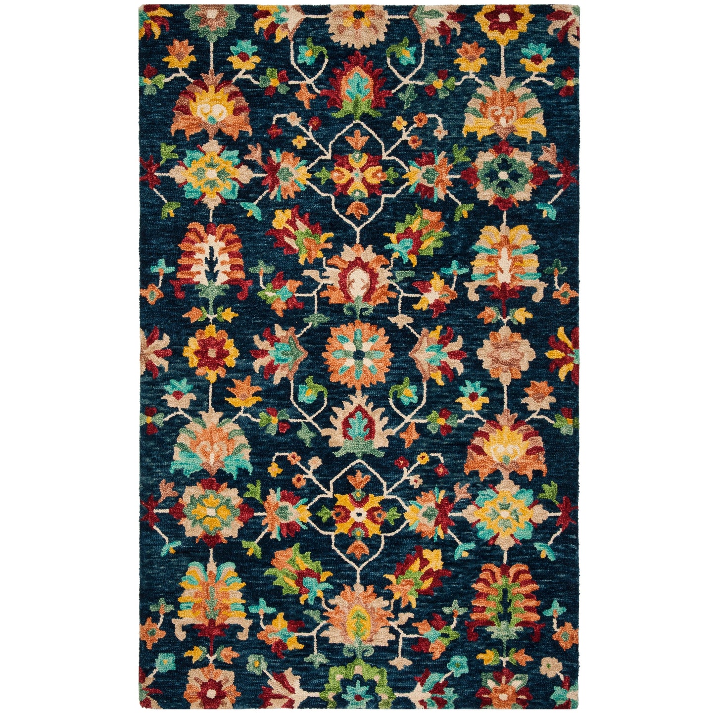 Tapis tribal bohème en laine Aspen Guldeniz fait main SAFAVIEH