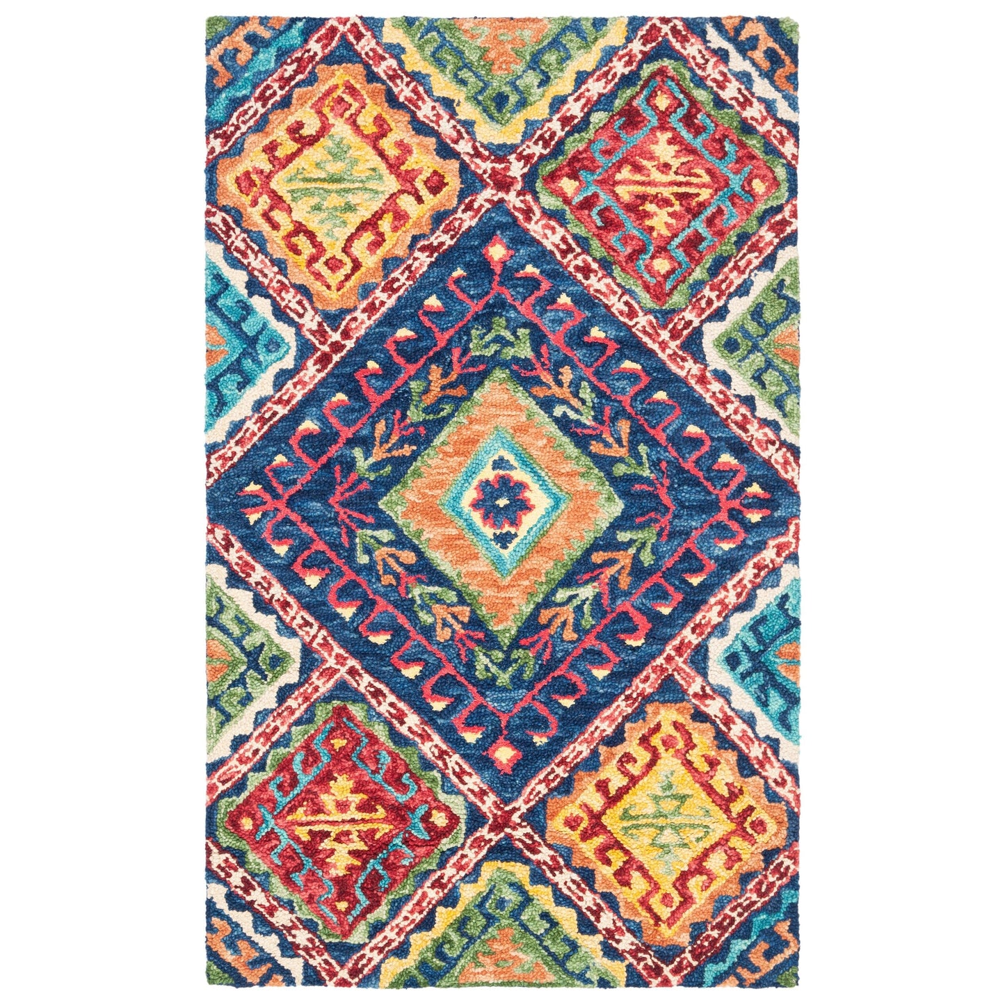 Tapis tribal bohème en laine Aspen Marisca fait main SAFAVIEH