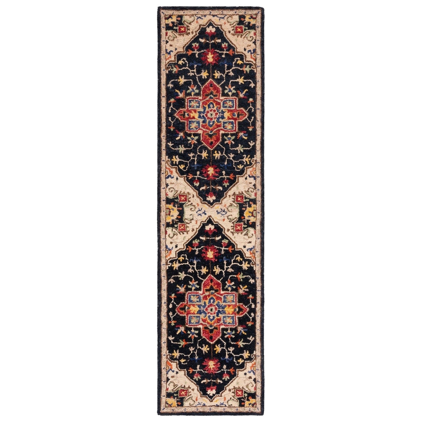 Tapis tribal bohème en laine Aspen Rosmarie fait main SAFAVIEH
