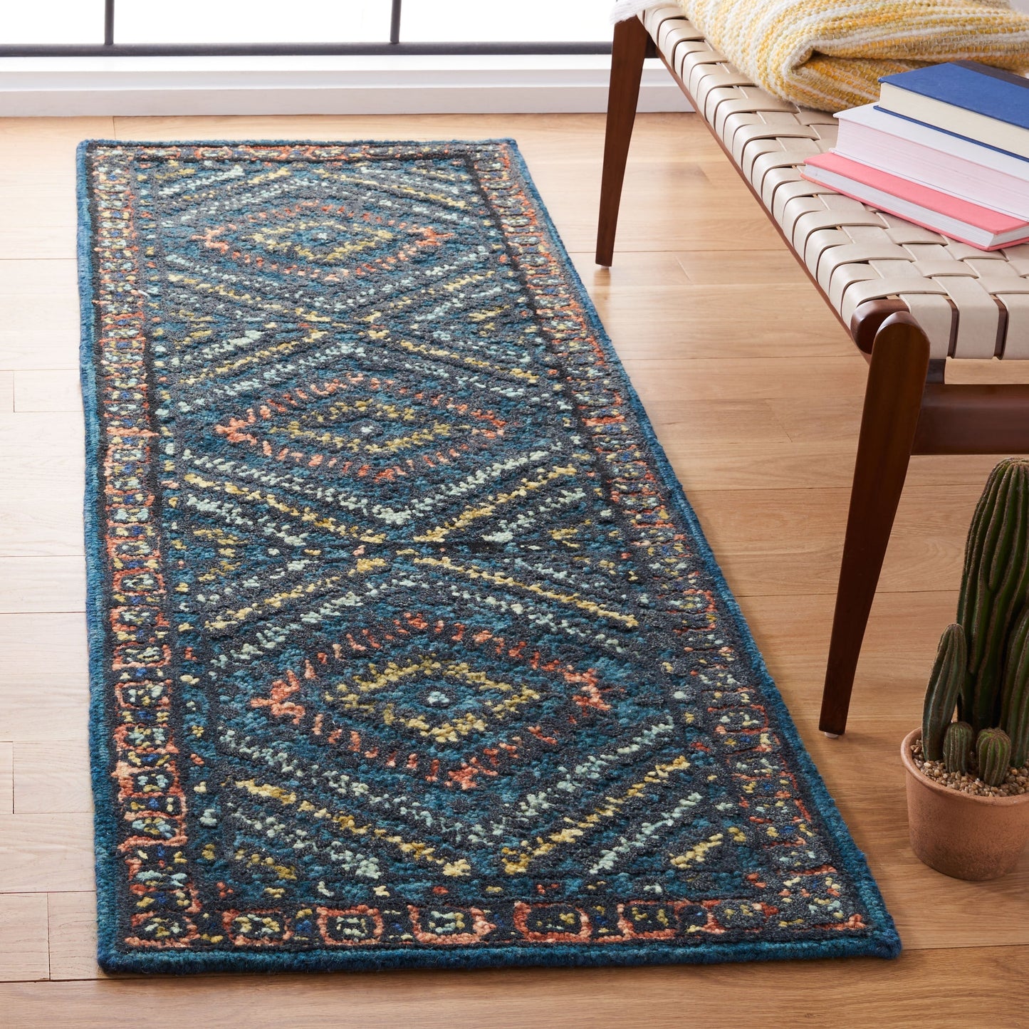 Tapis bohème marocain en laine Aspen Wubbine fait main SAFAVIEH