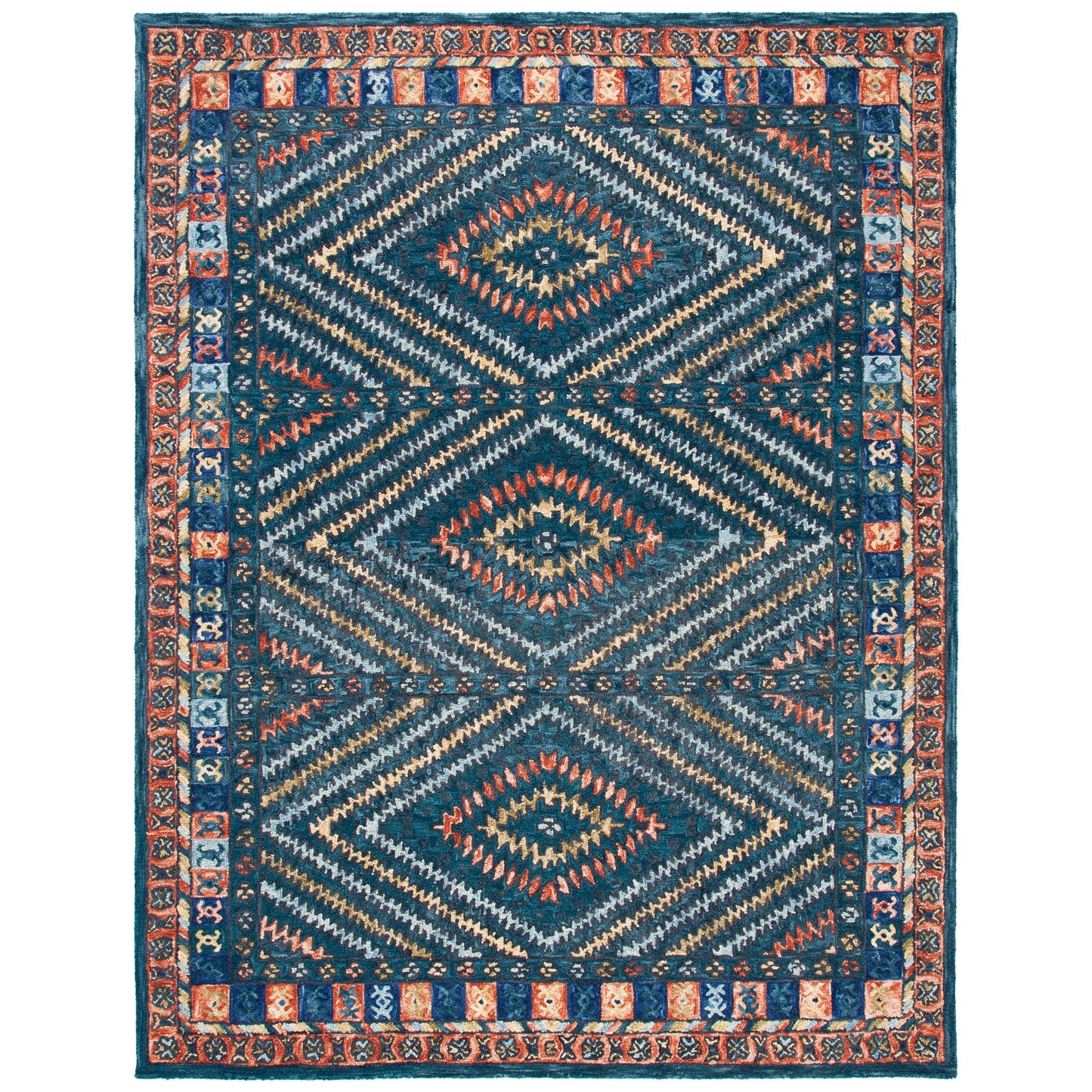 Tapis bohème marocain en laine Aspen Wubbine fait main SAFAVIEH
