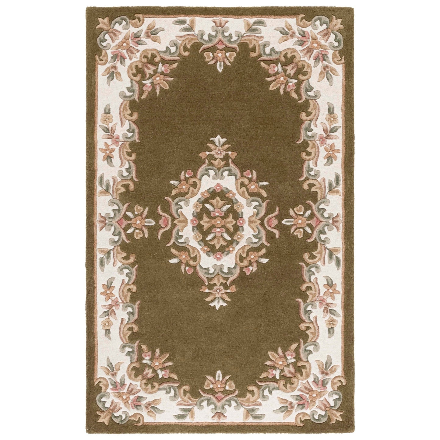 Tapis traditionnel en laine Aubusson Hale fait main SAFAVIEH.
