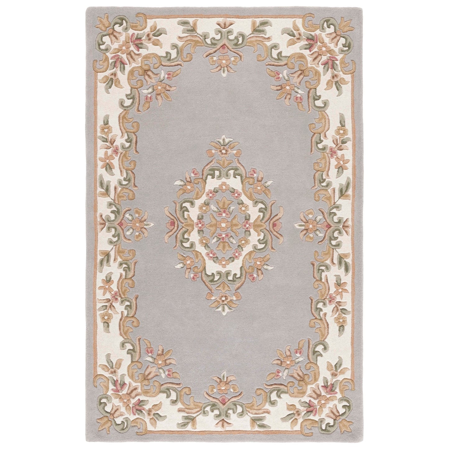 Tapis traditionnel en laine Aubusson Hale fait main SAFAVIEH.