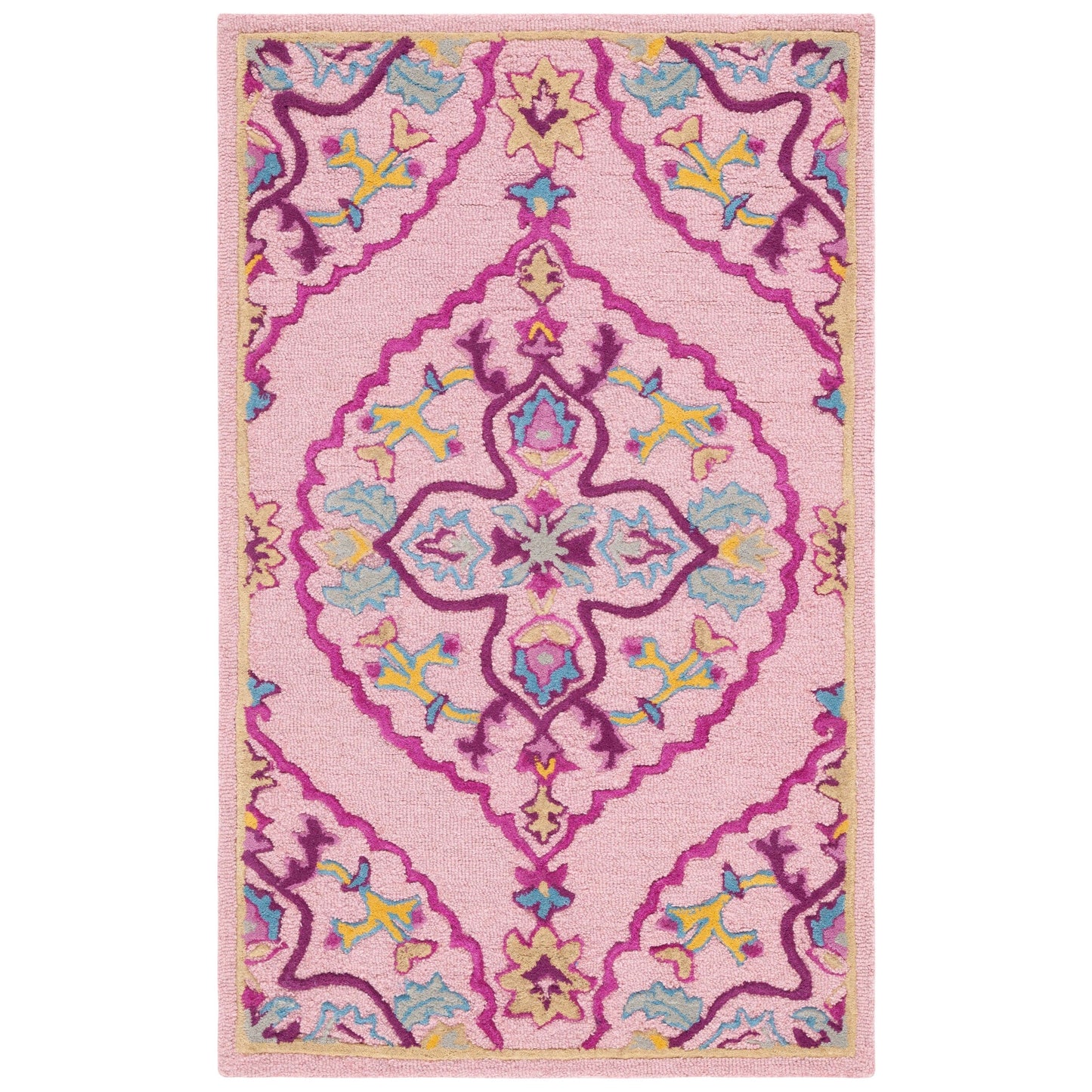 Tapis en laine médaillon Bellagio Cailin fait main SAFAVIEH