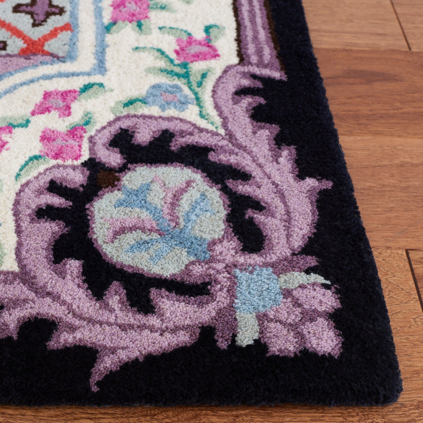 Tapis médaillon oriental en laine fait main Bellagio Tatevik de SAFAVIEH
