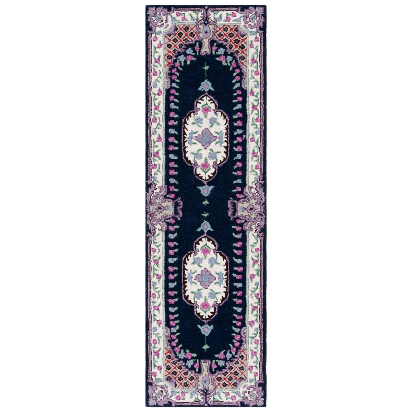 Tapis médaillon oriental en laine fait main Bellagio Tatevik de SAFAVIEH
