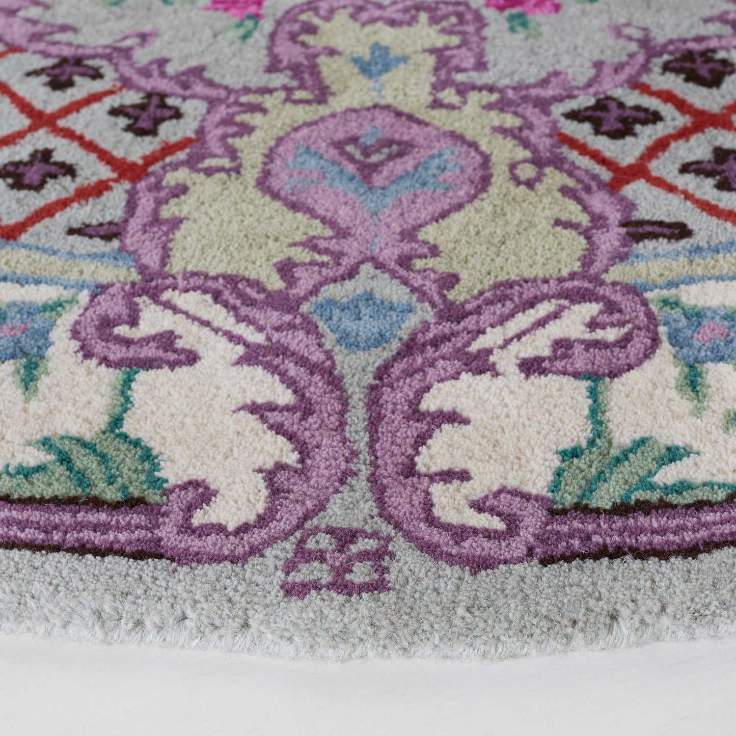 Tapis médaillon oriental en laine fait main Bellagio Tatevik de SAFAVIEH
