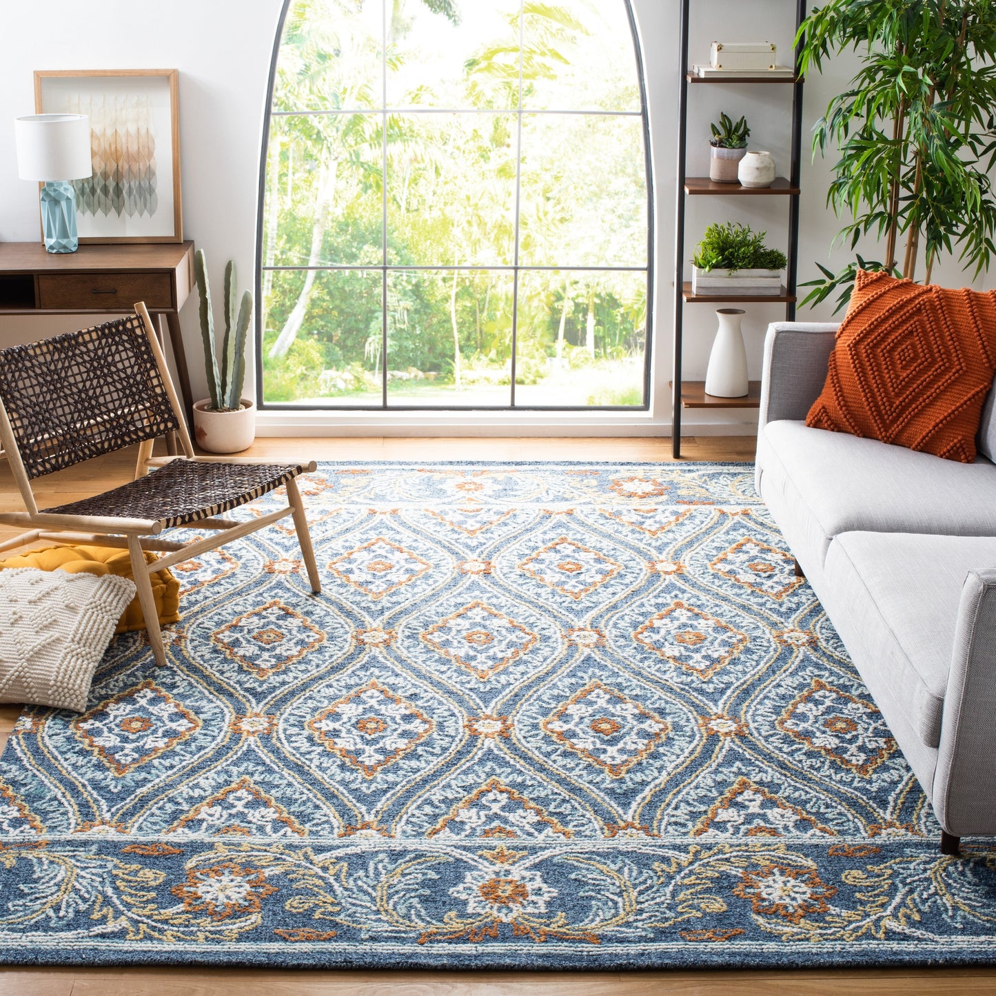 Tapis traditionnel en laine Ademara fait main SAFAVIEH Blossom