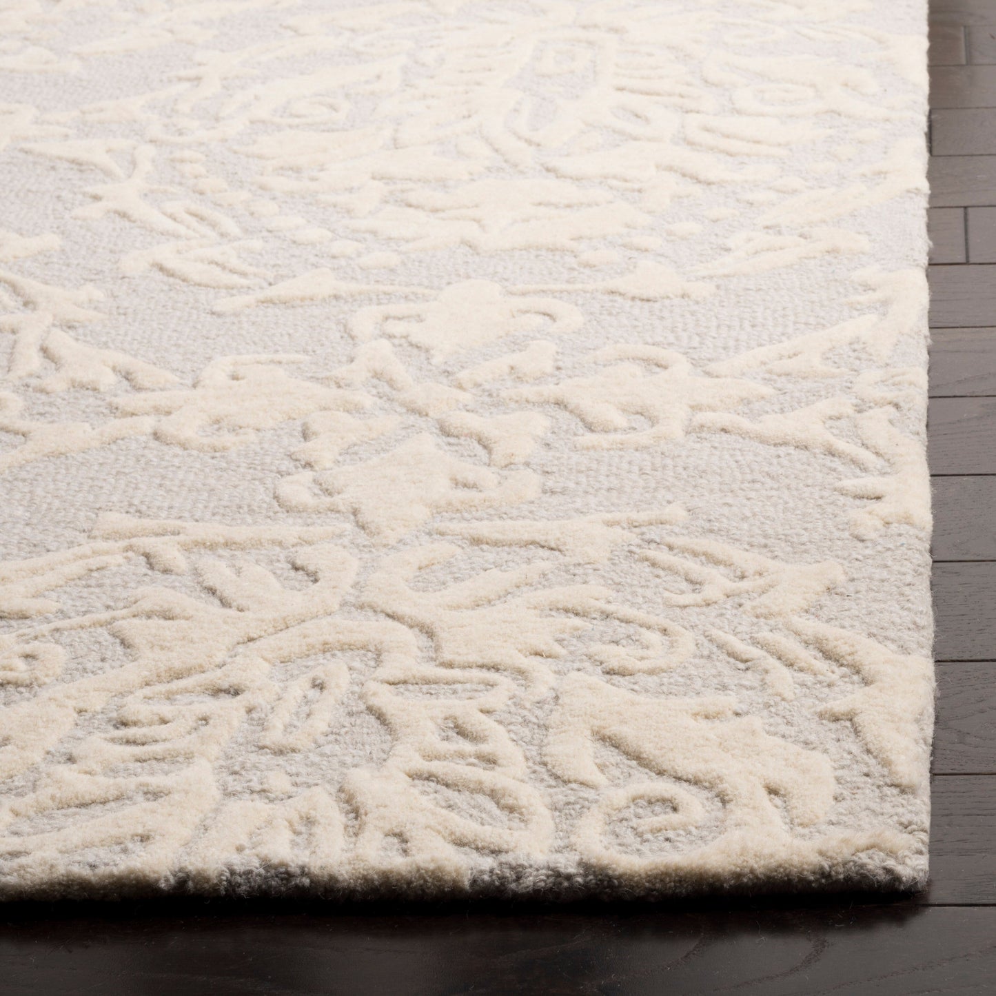 Tapis moderne en laine florale fait main SAFAVIEH Blossom Ambroisine