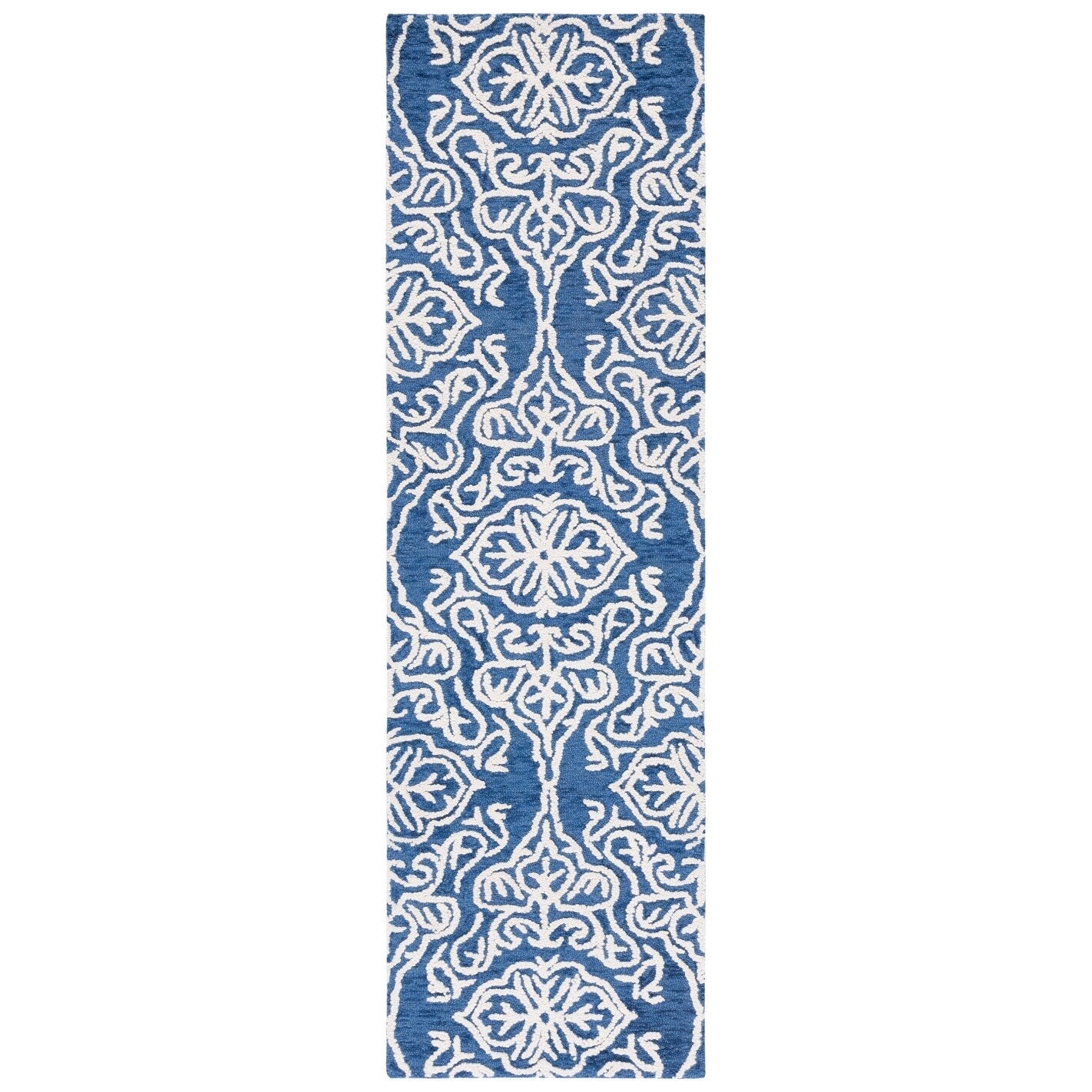 Tapis moderne en laine florale SAFAVIEH fait main Blossom Cateluta