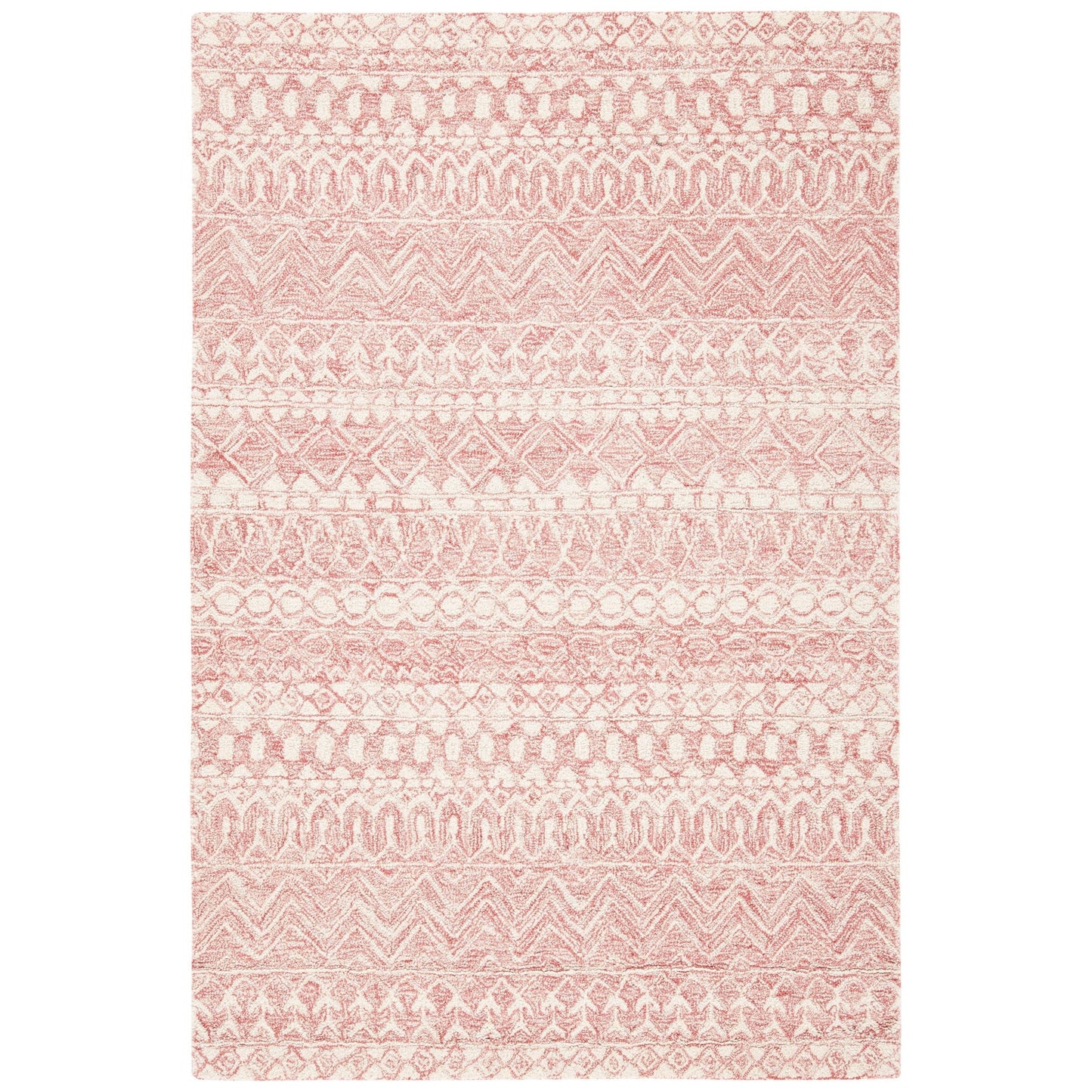 Tapis moderne en laine florale SAFAVIEH fait main Blossom Cateluta