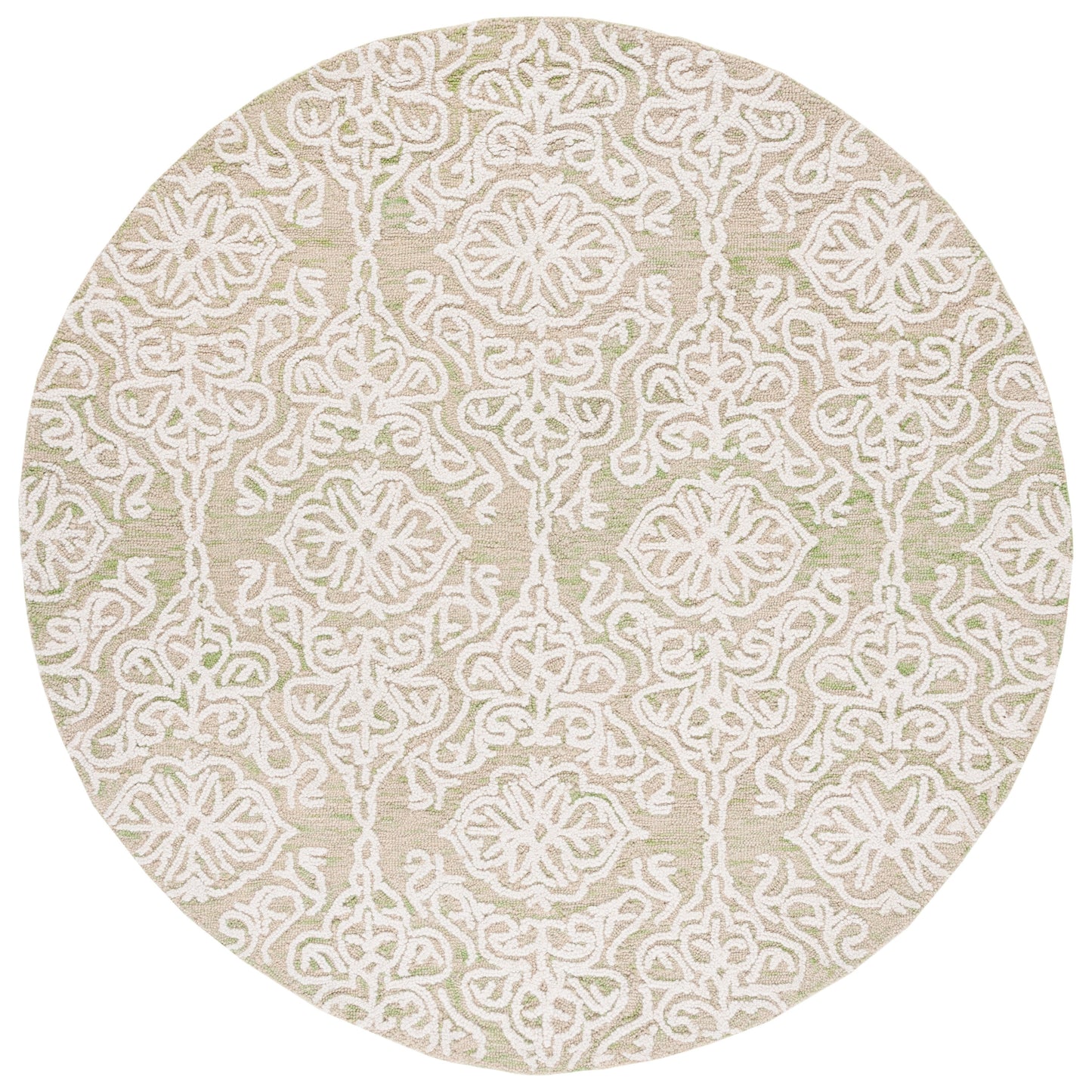 Tapis moderne en laine florale SAFAVIEH fait main Blossom Cateluta