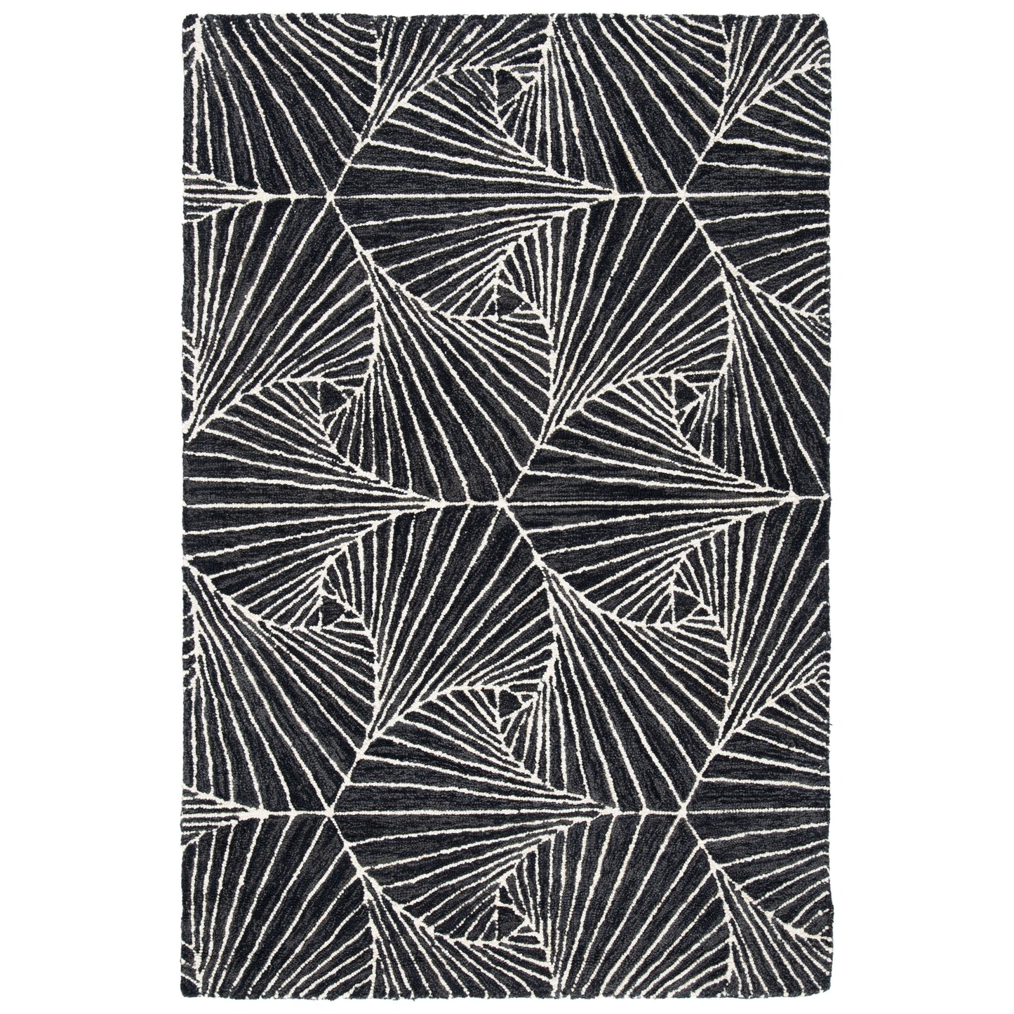 Tapis moderne en laine florale SAFAVIEH fait main Blossom Cateluta
