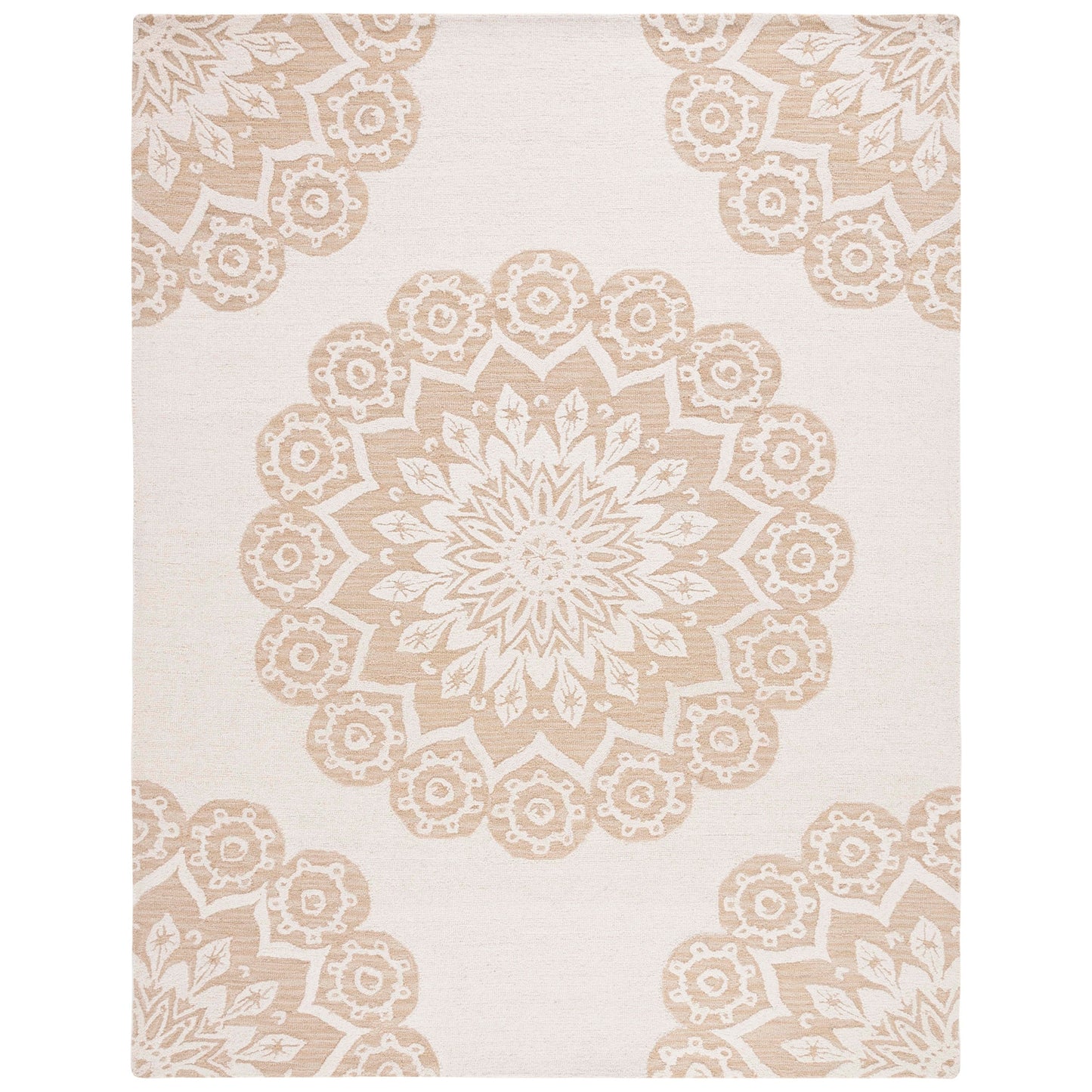 Tapis moderne en laine florale fait main SAFAVIEH Blossom Oriella