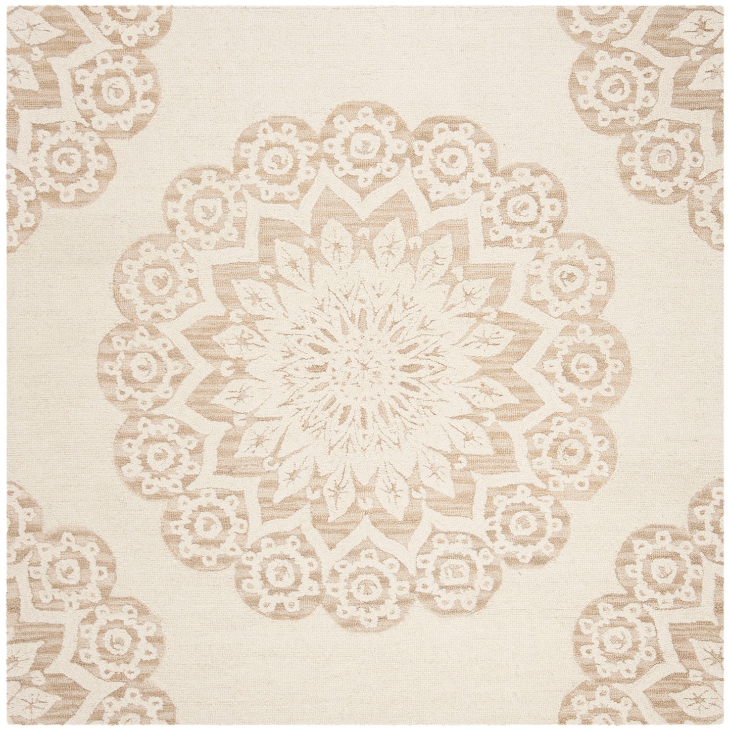 Tapis moderne en laine florale fait main SAFAVIEH Blossom Oriella
