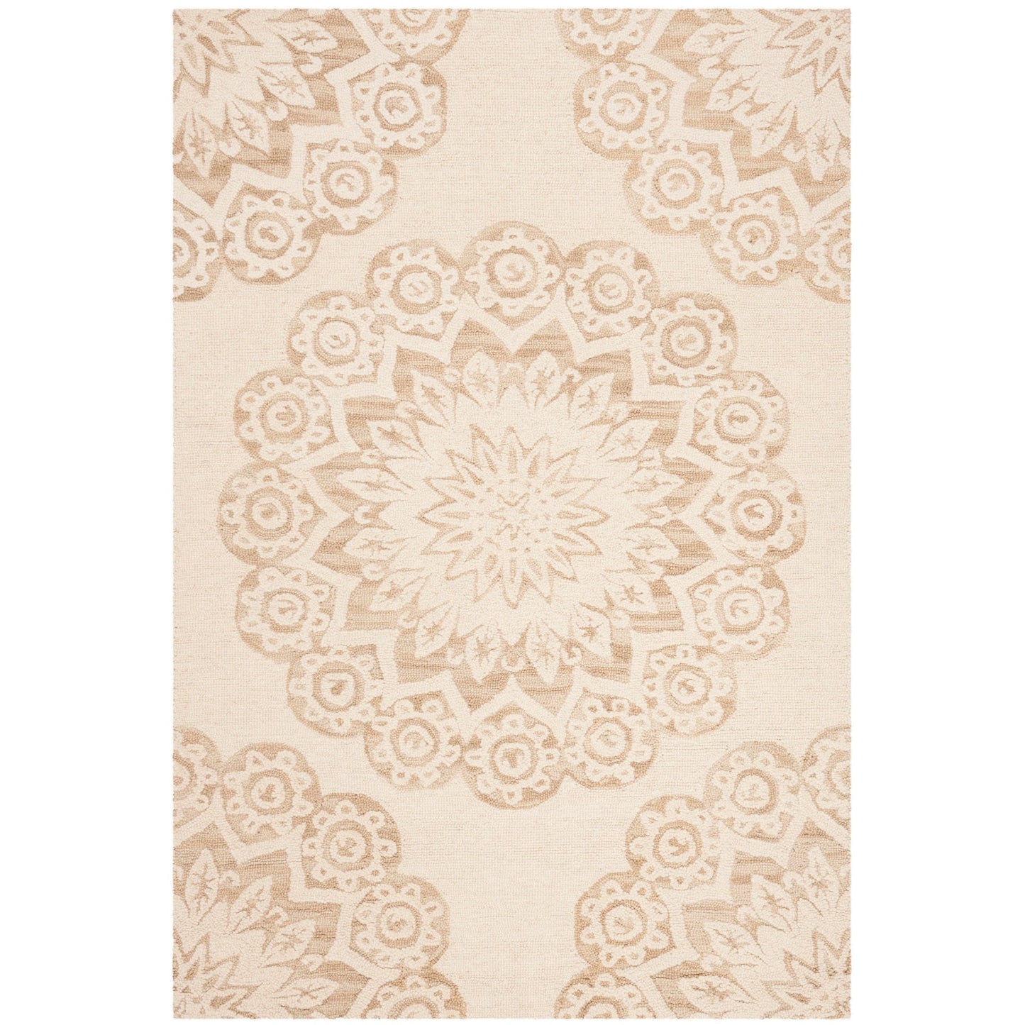 Tapis moderne en laine florale fait main SAFAVIEH Blossom Oriella
